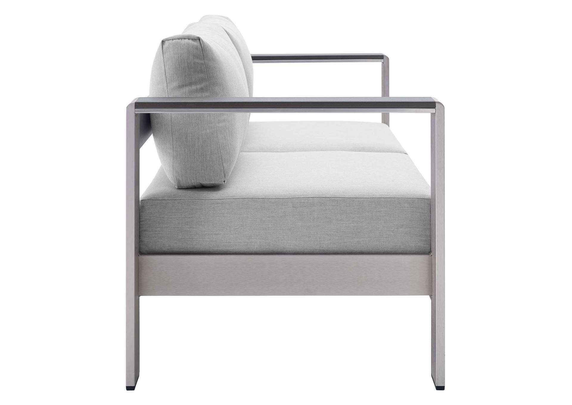 Silver Gray Shore Sunbrella,Modway