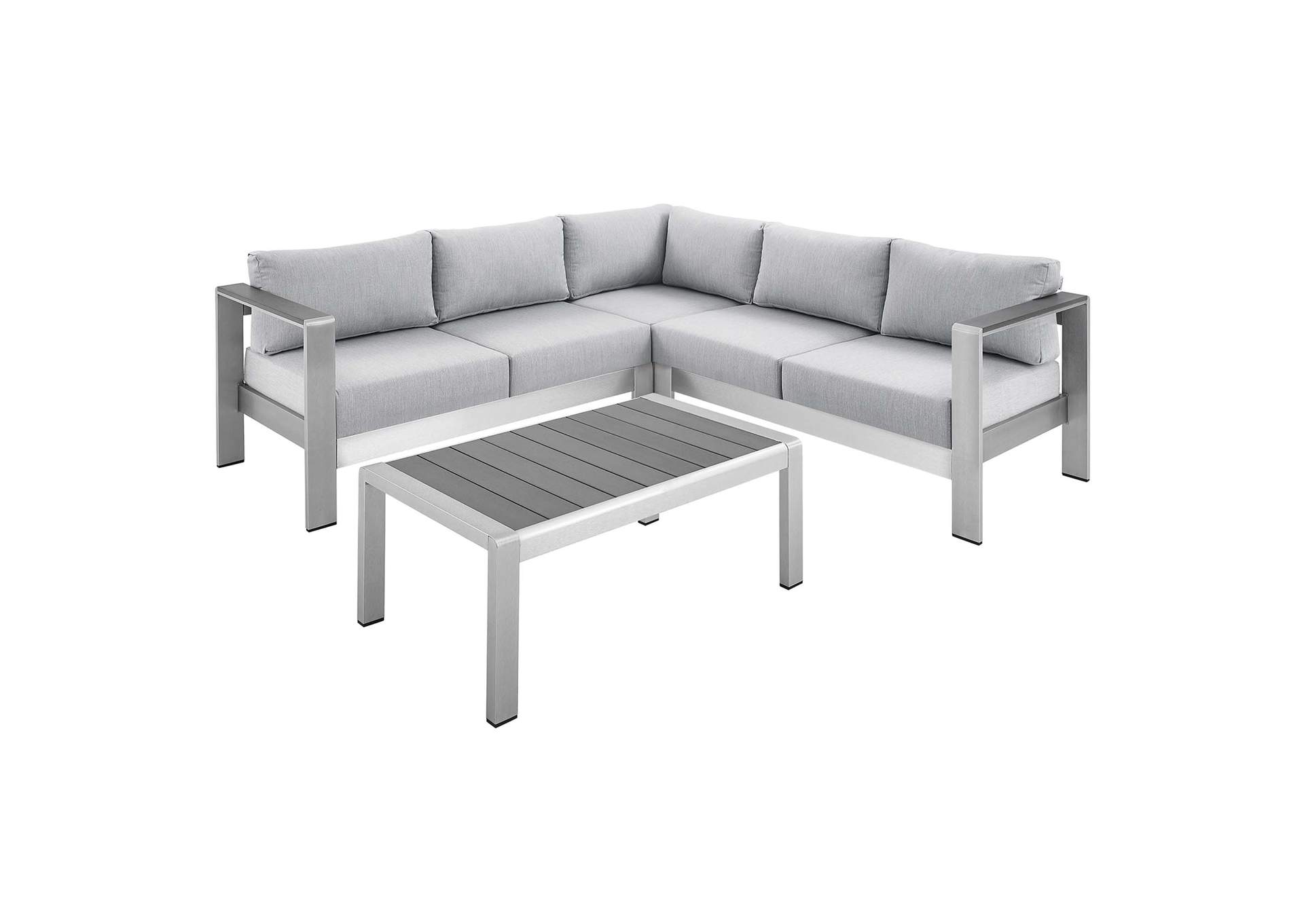 Silver Gray Shore Sunbrella,Modway