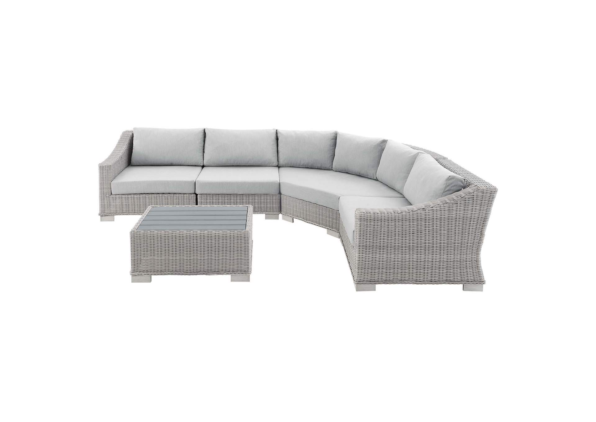 Light Gray Gray Conway Sunbrella,Modway