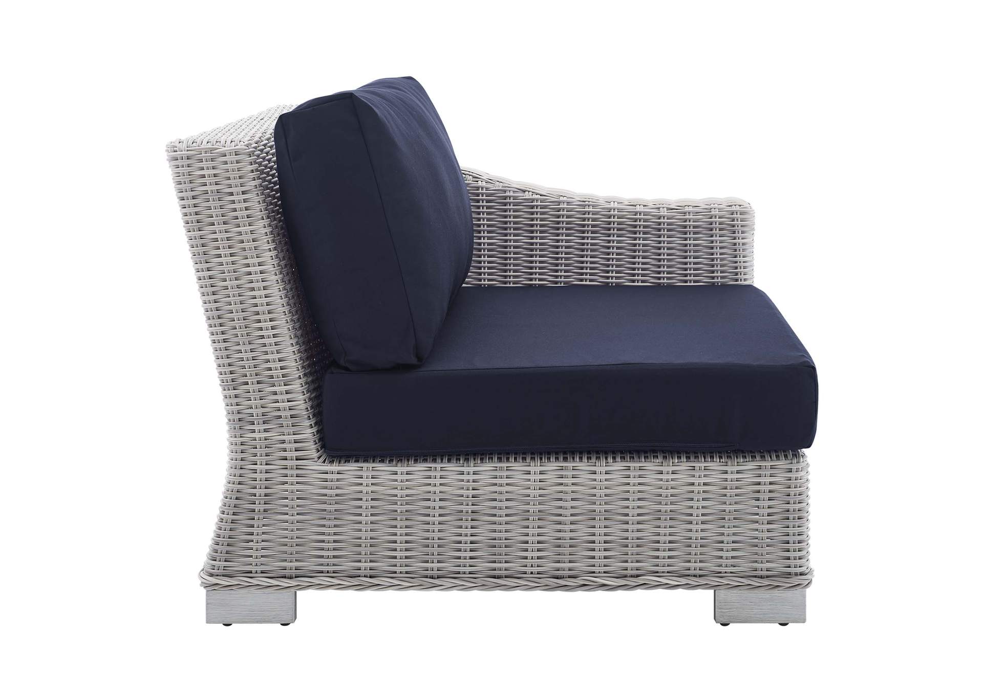 Light Gray Navy Conway Sunbrella,Modway