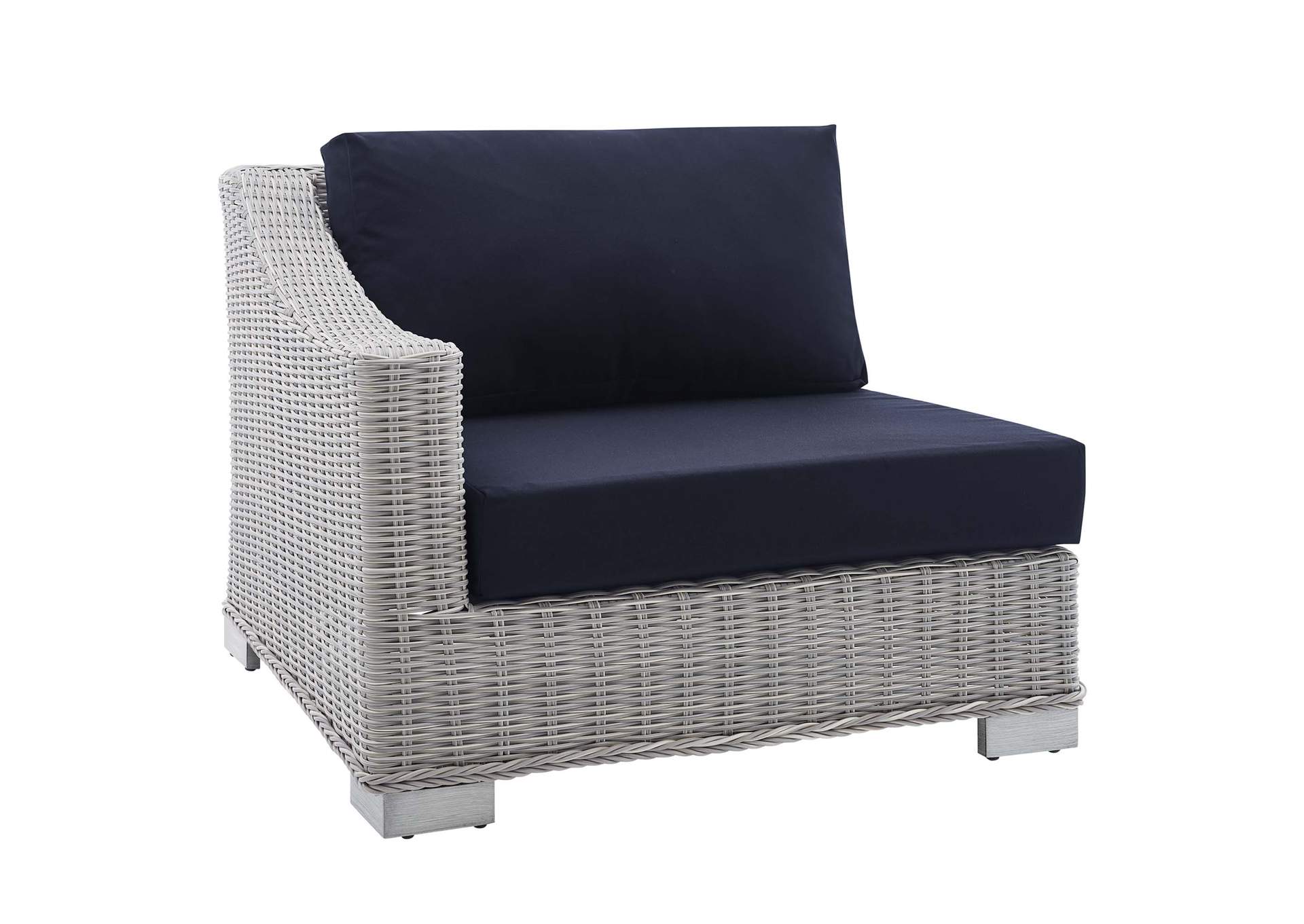 Light Gray Navy Conway Sunbrella,Modway