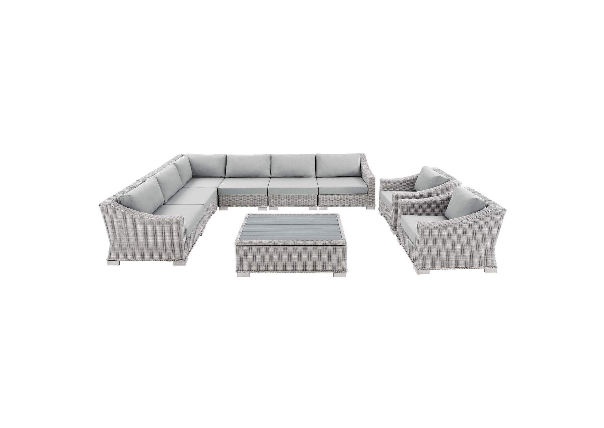 Light Gray Gray Conway Sunbrella,Modway