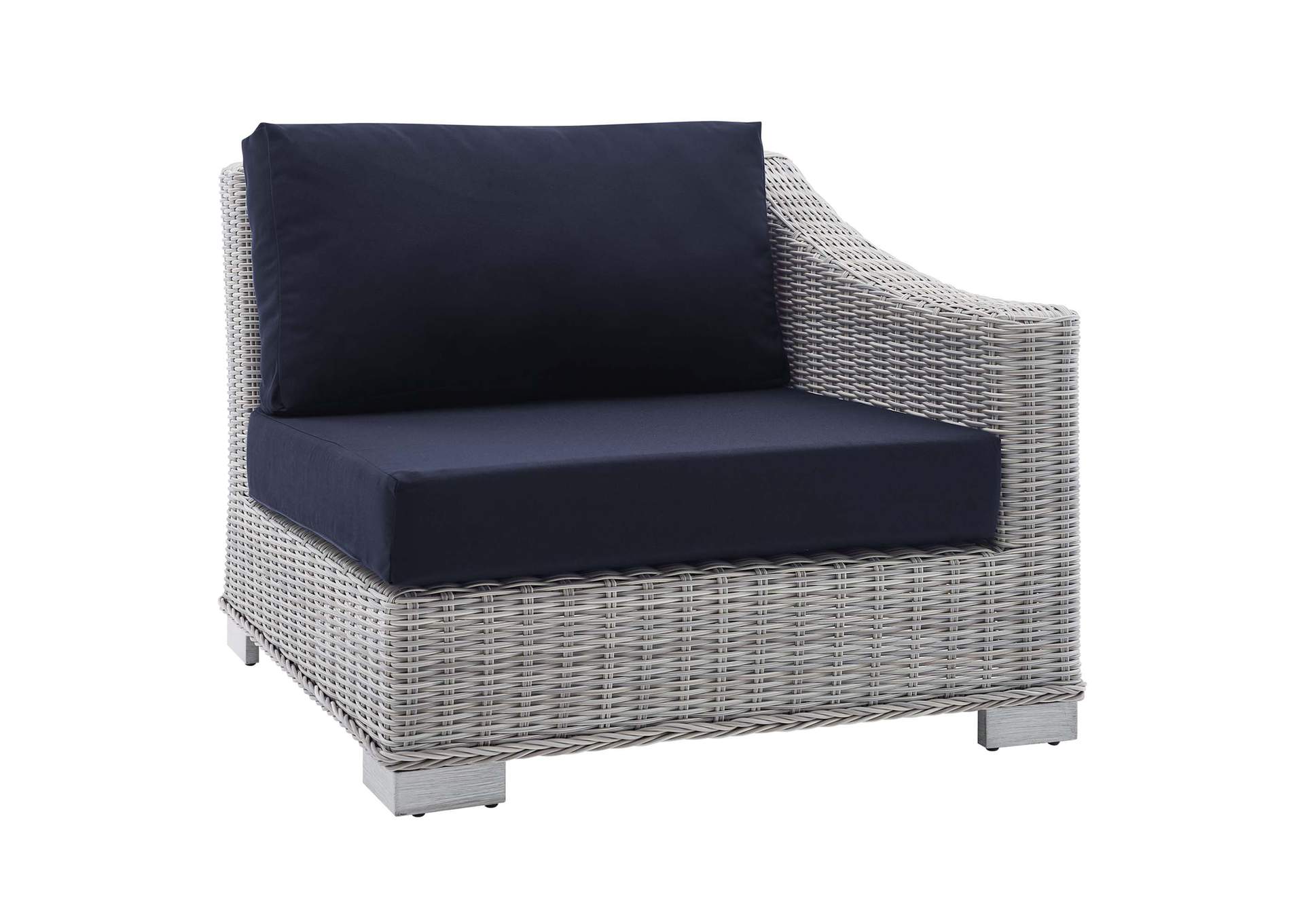 Light Gray Navy Conway Sunbrella,Modway