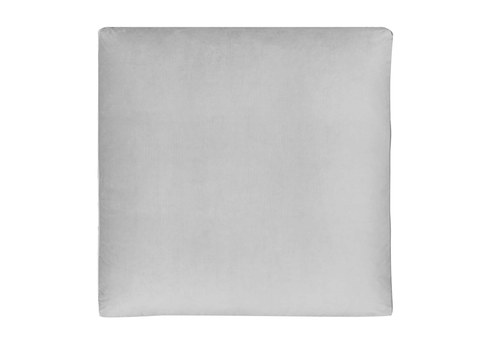 Light Gray Commix Down Filled Overstuffed Performance Velvet Ottoman,Modway