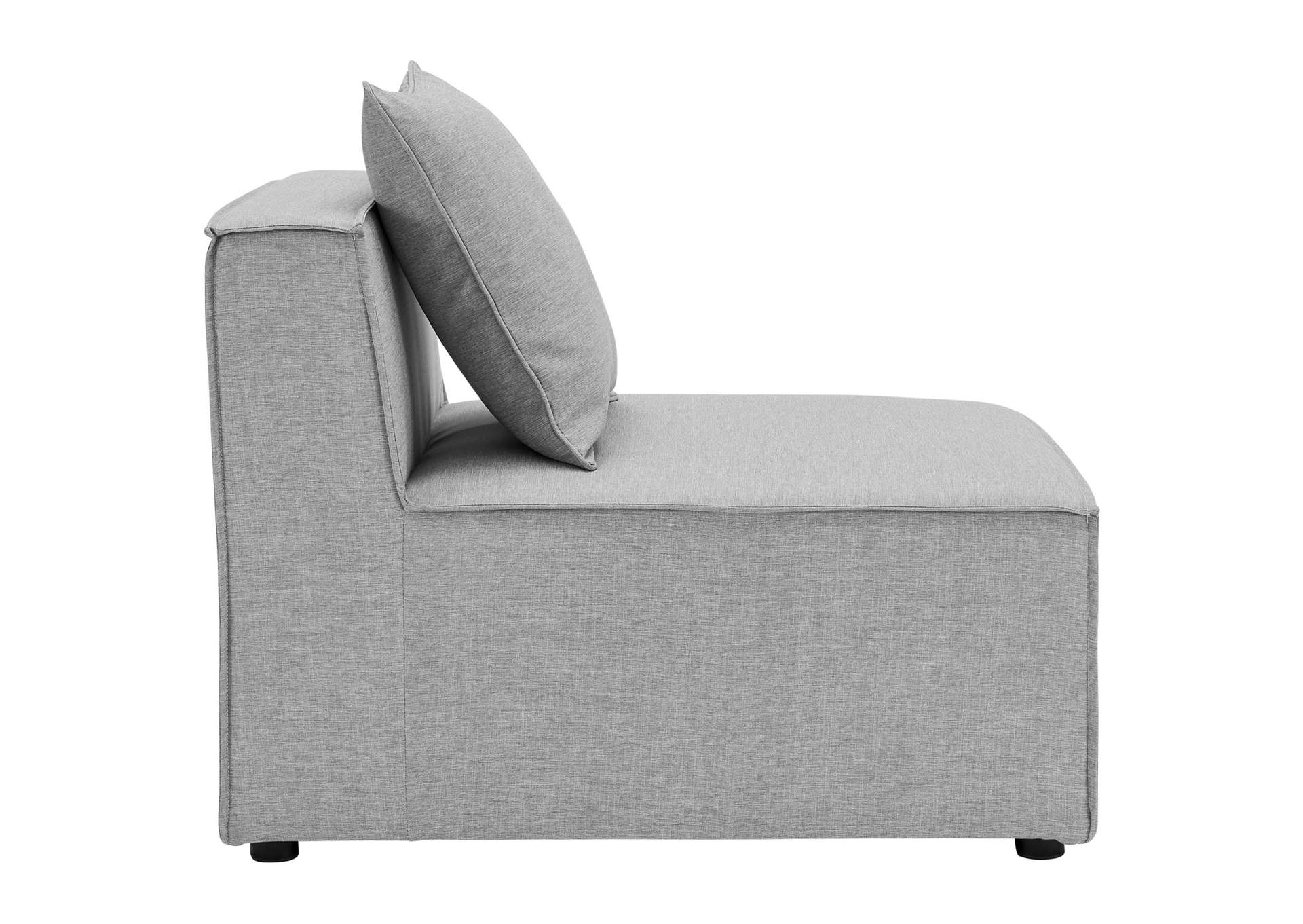 Gray Saybrook Outdoor Patio Upholstered 10-Piece Sectional Sofa,Modway