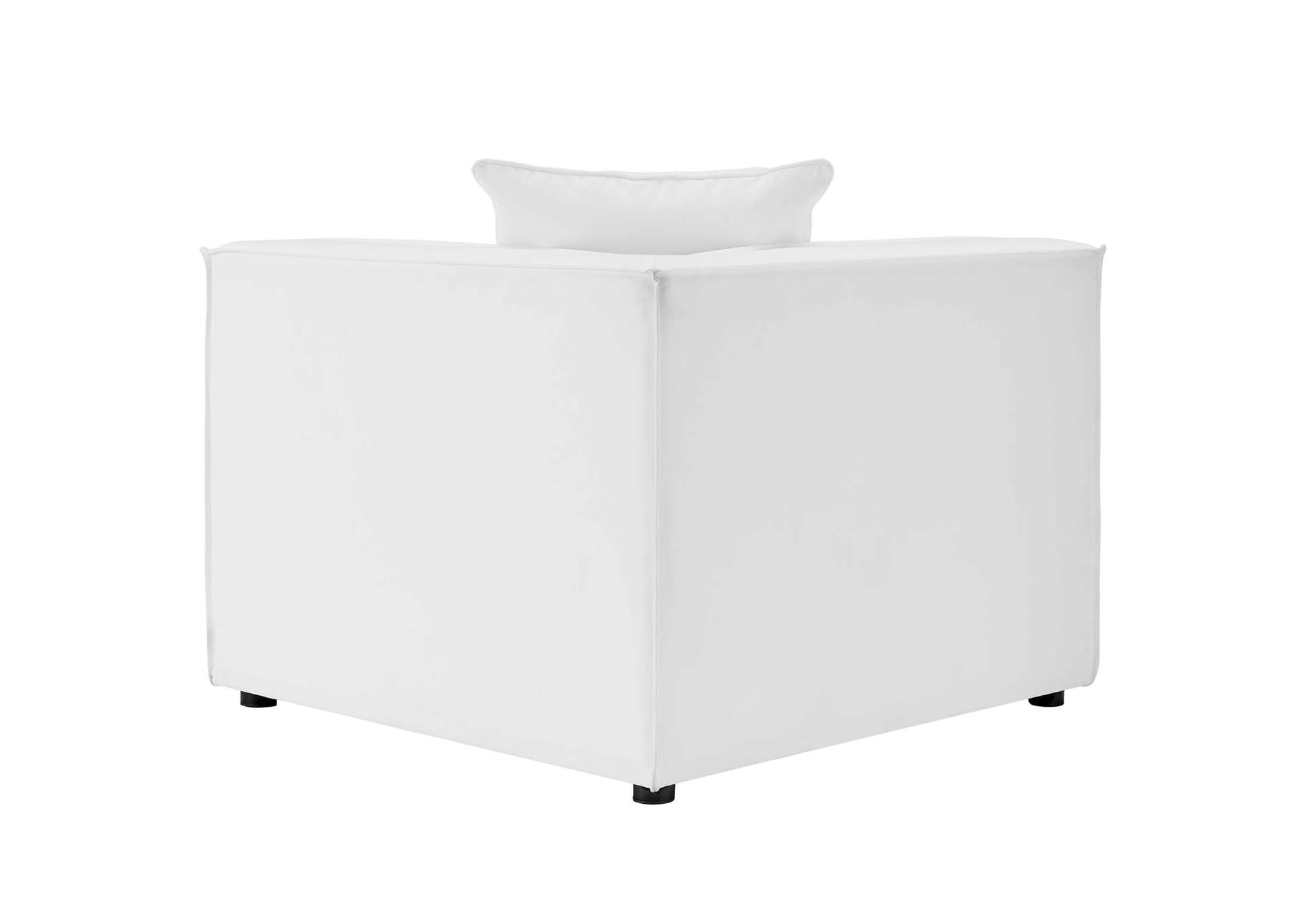 White Saybrook Outdoor Patio Upholstered 10-Piece Sectional Sofa,Modway