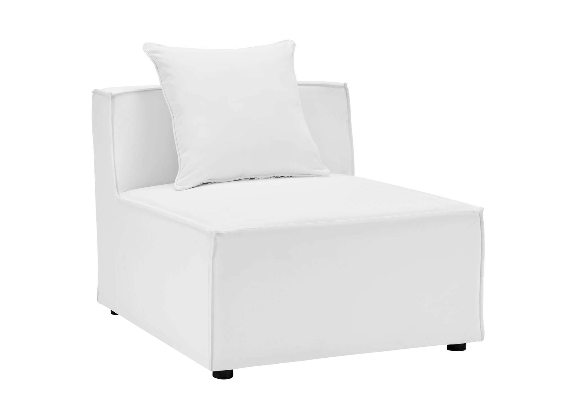 White Saybrook Outdoor Patio Upholstered 10-Piece Sectional Sofa,Modway
