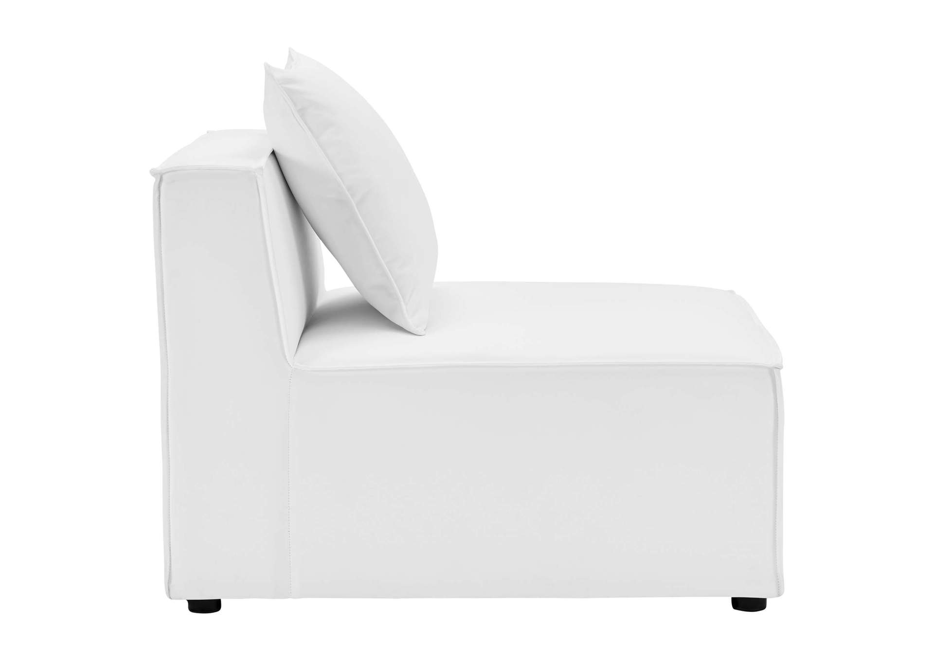 White Saybrook Outdoor Patio Upholstered 10-Piece Sectional Sofa,Modway