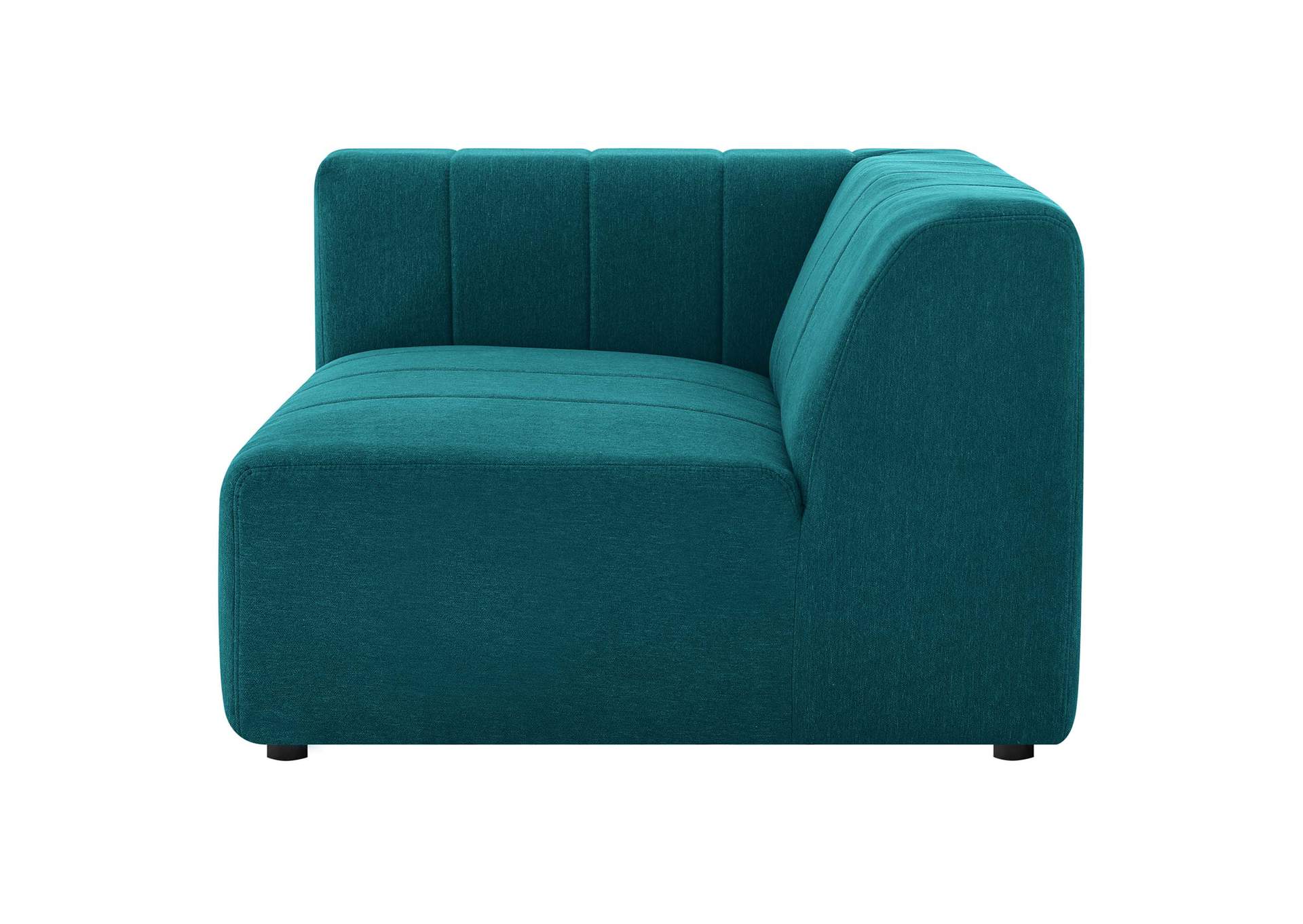 Teal Bartlett Upholstered Fabric Left-Arm Chair,Modway
