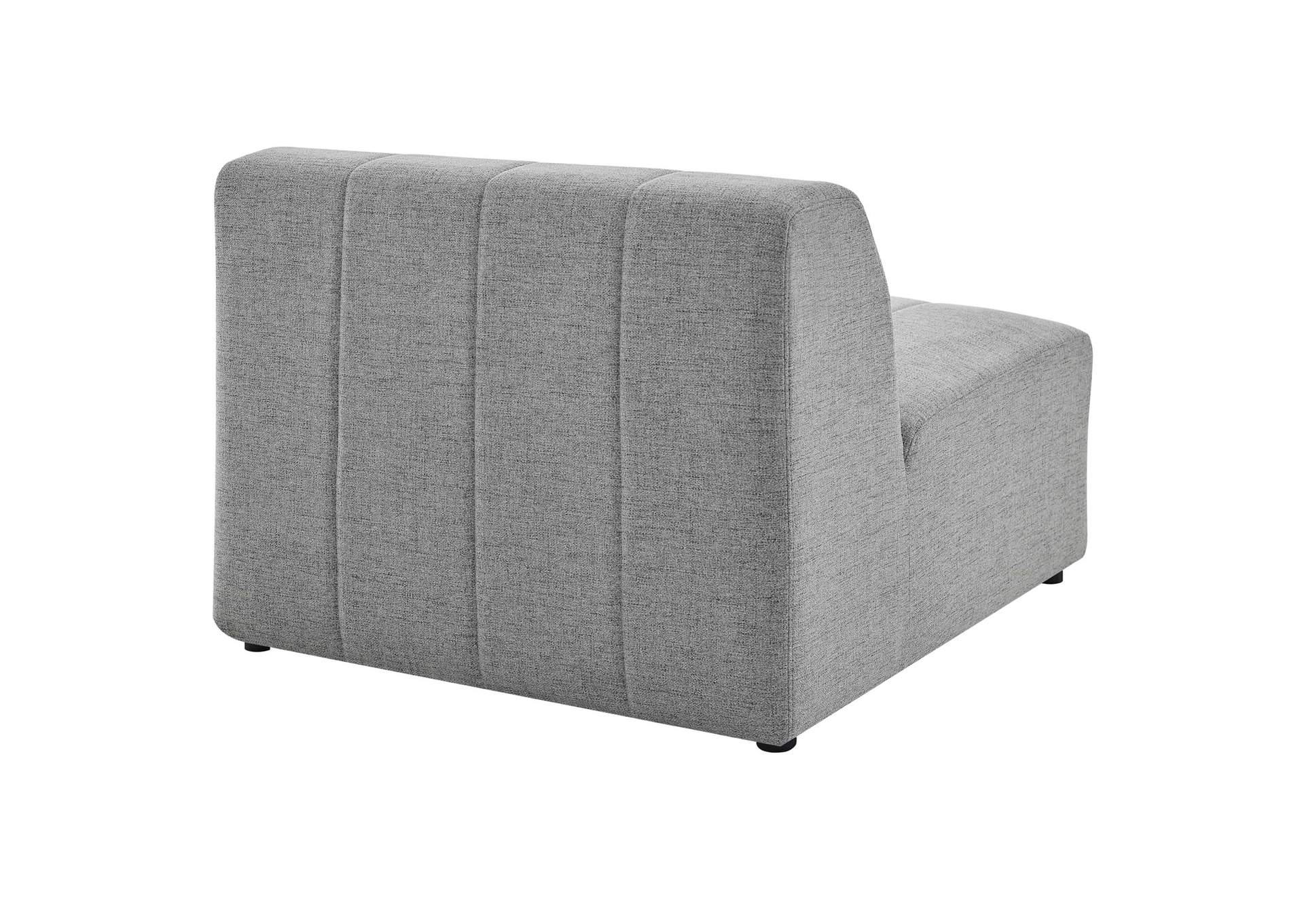 Bartlett Upholstered Fabric Armless Chair,Modway