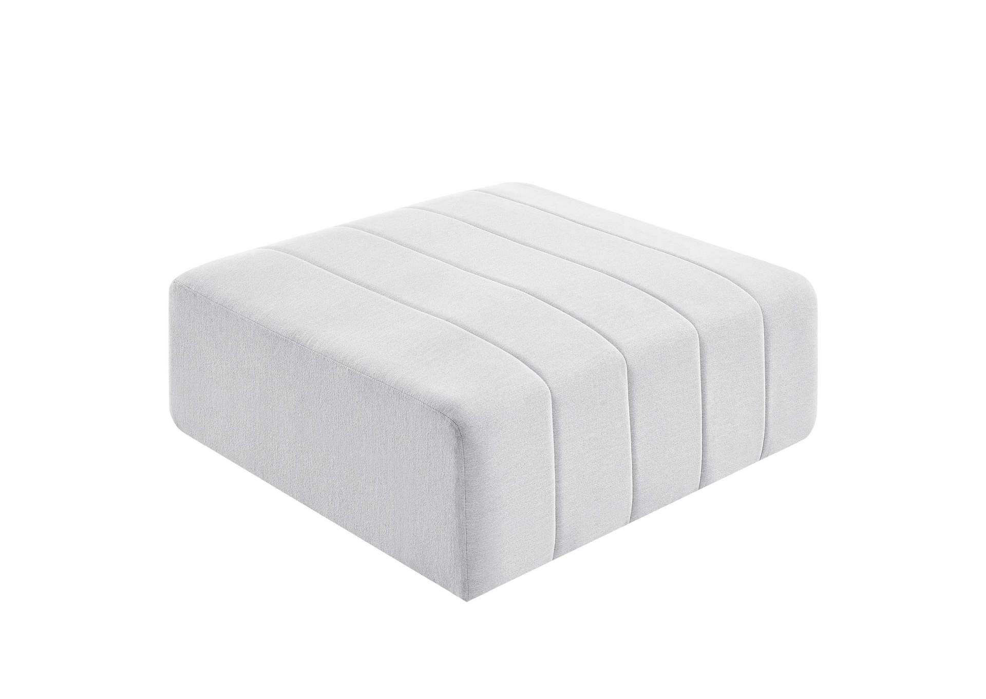 Ivory Bartlett Upholstered Fabric Ottoman,Modway