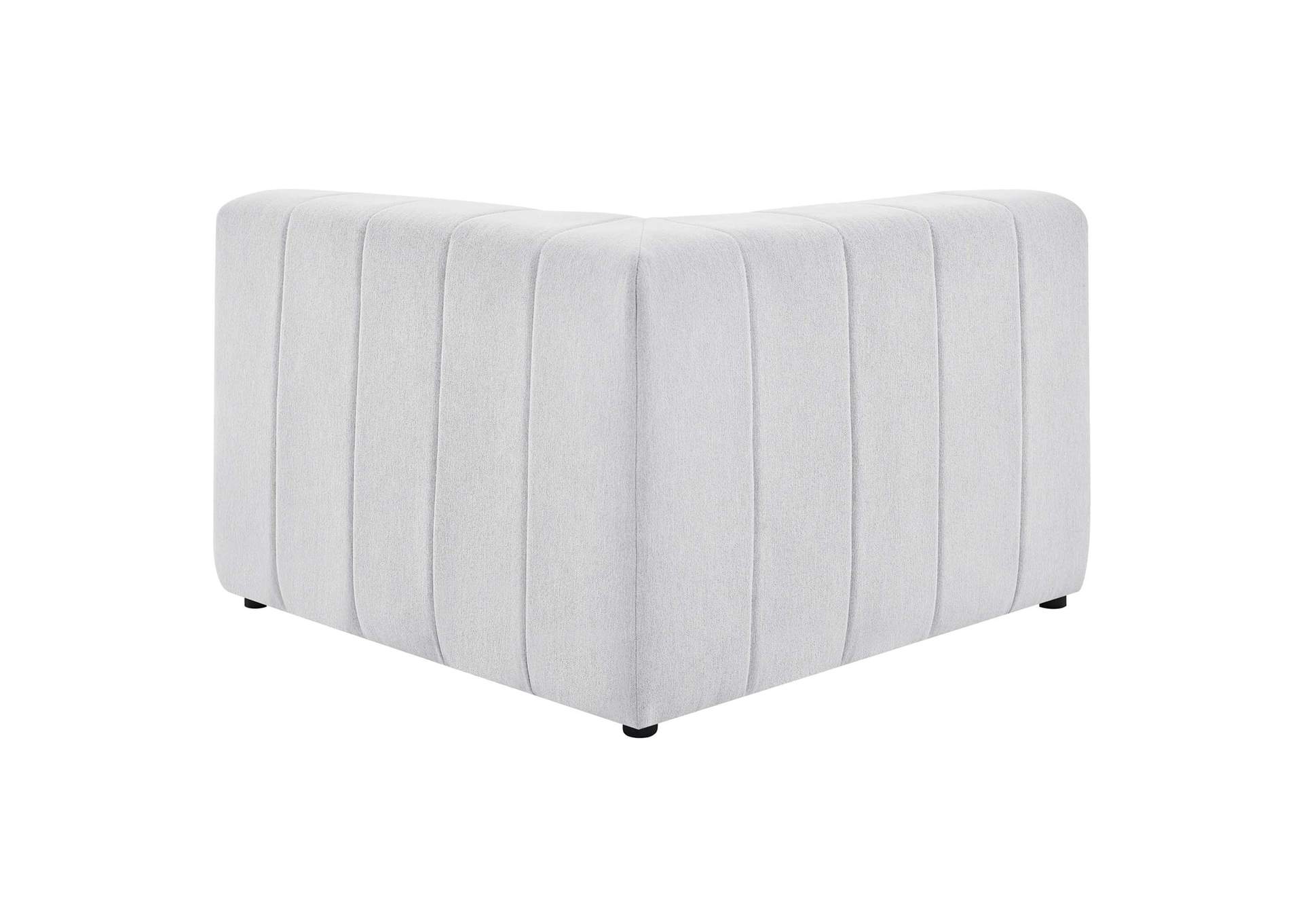 Ivory Bartlett Upholstered Fabric Corner Chair,Modway