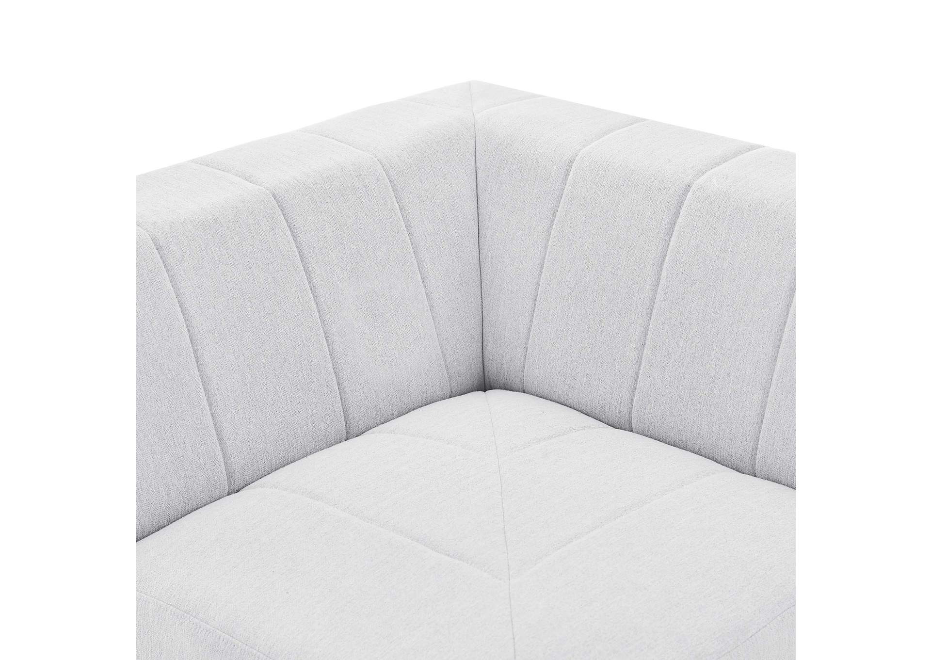 Ivory Bartlett Upholstered Fabric Corner Chair,Modway