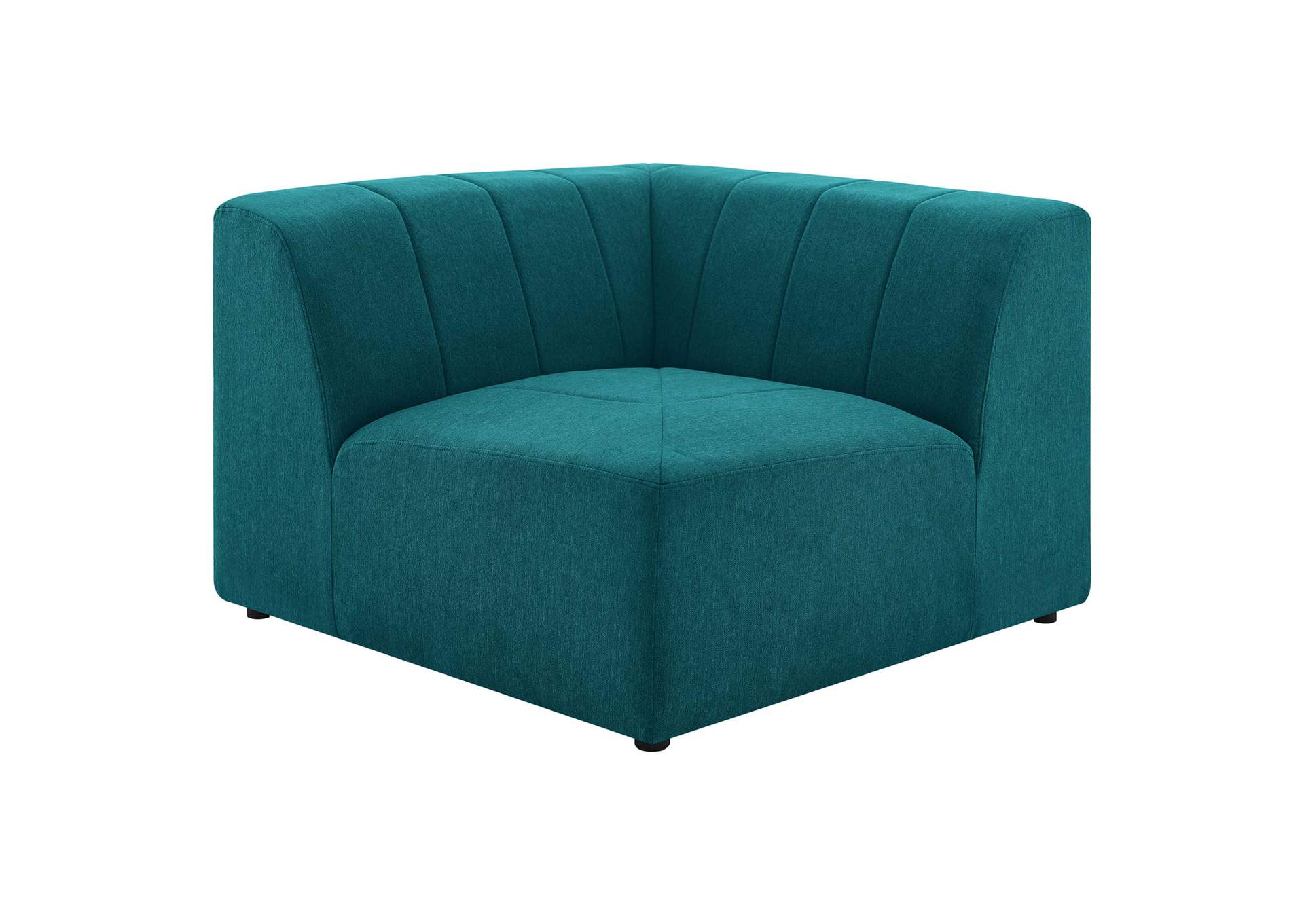 Teal Bartlett Upholstered Fabric Corner Chair,Modway