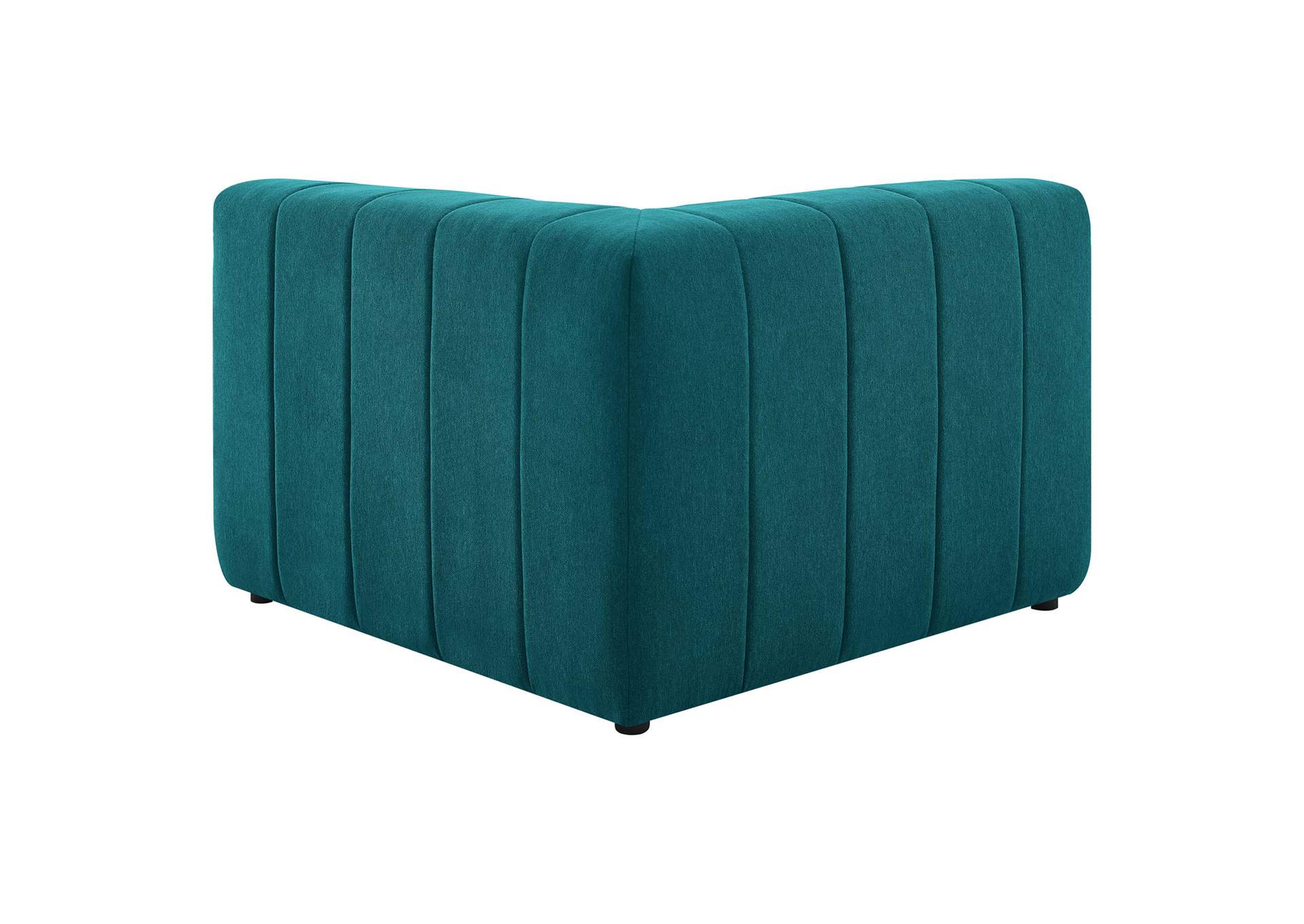 Teal Bartlett Upholstered Fabric Corner Chair,Modway