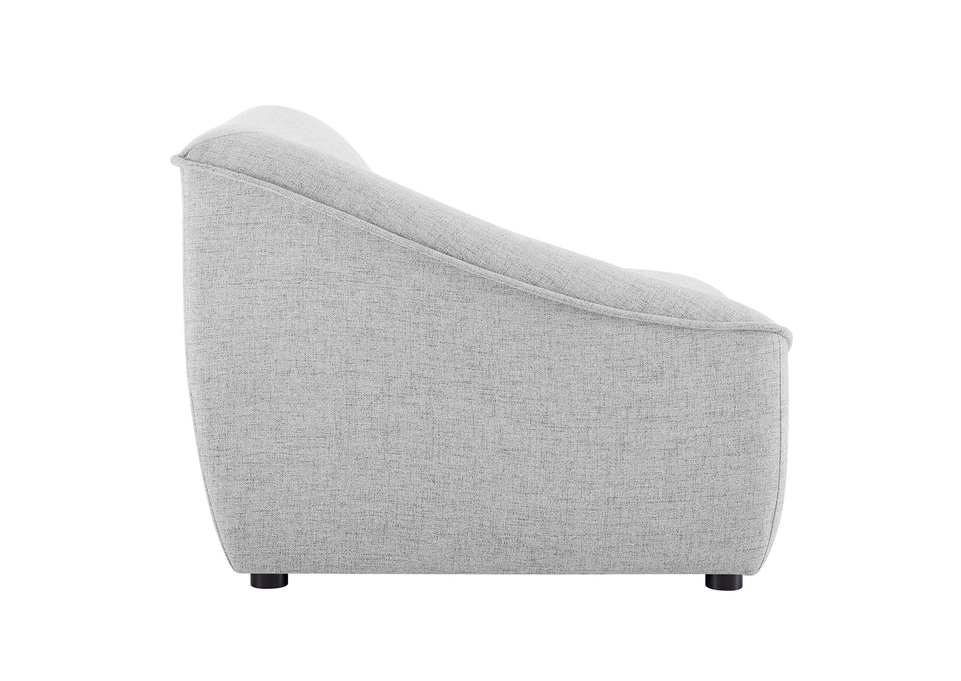 Light Gray Comprise Left-Arm Sectional Sofa Chair,Modway