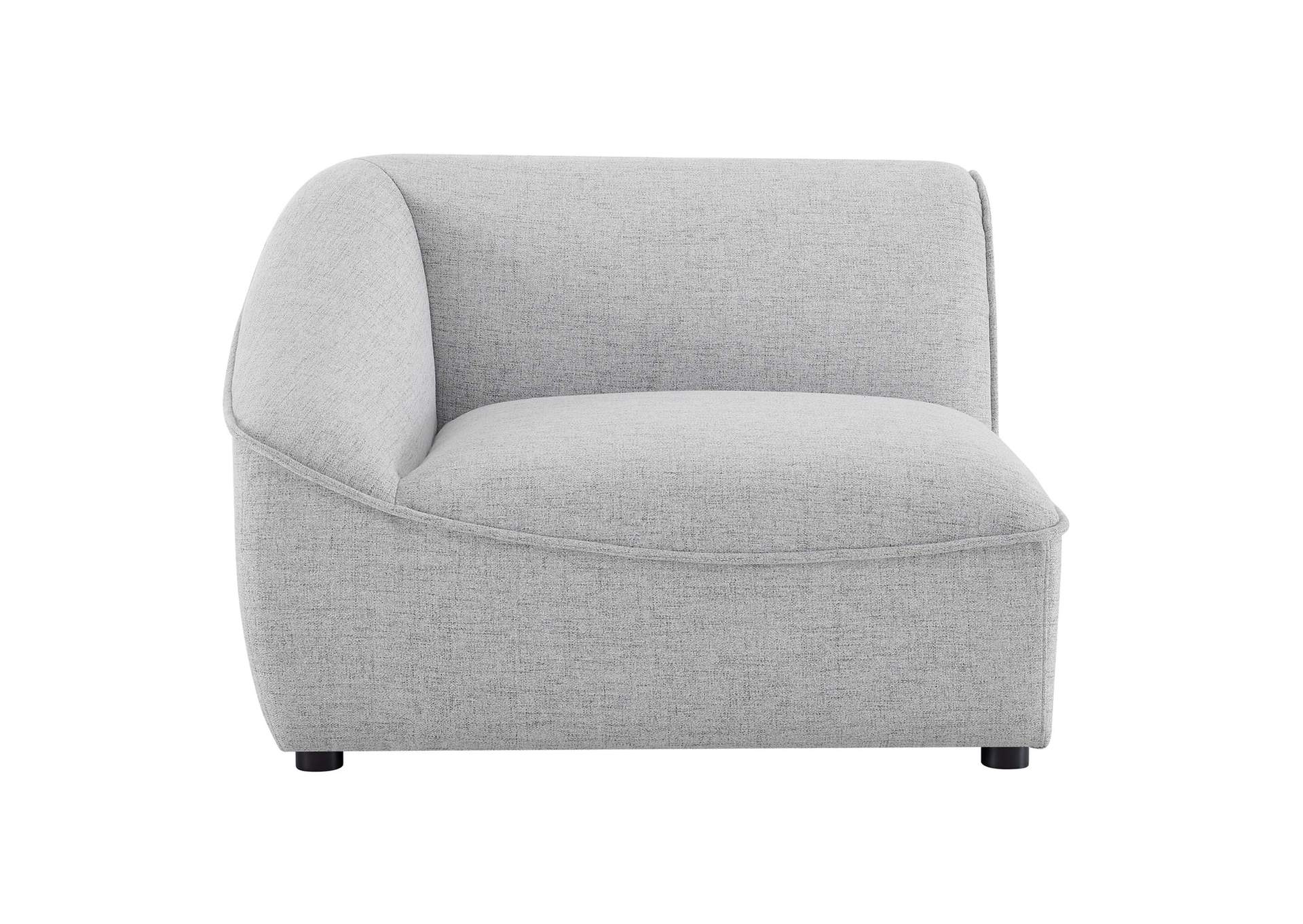 Light Gray Comprise Left-Arm Sectional Sofa Chair,Modway