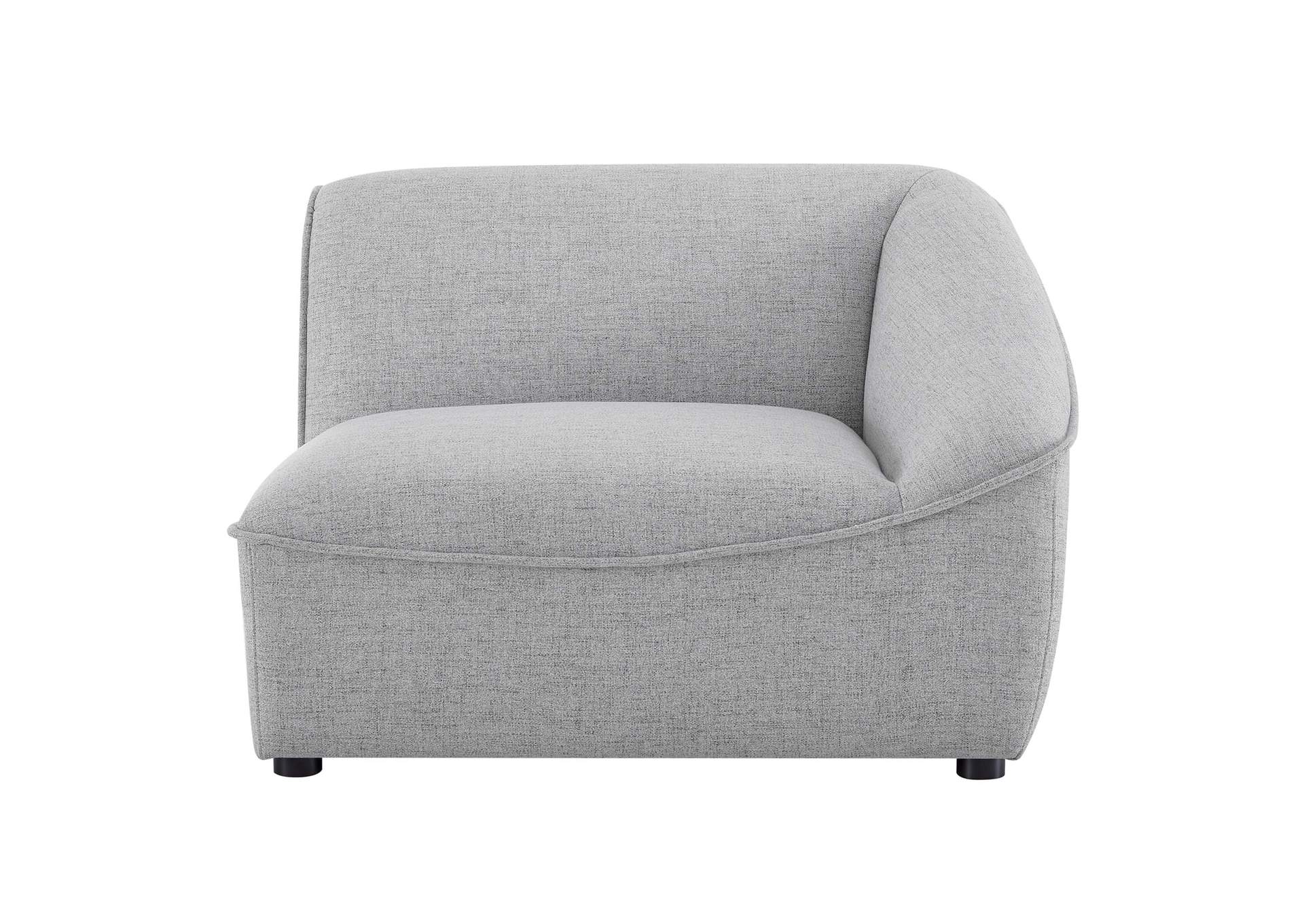 Light Gray Comprise Right-Arm Sectional Sofa Chair,Modway