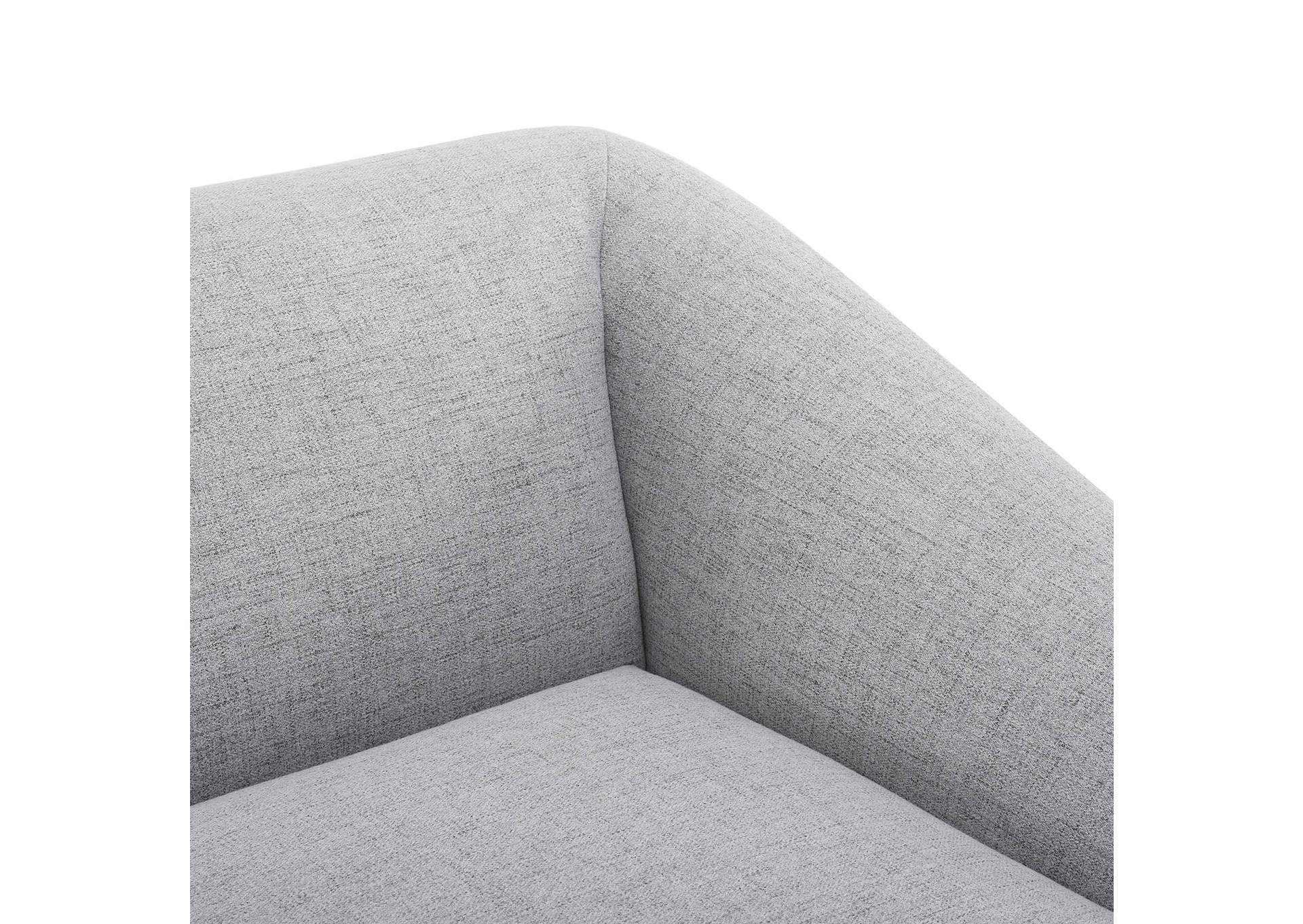 Light Gray Comprise Right-Arm Sectional Sofa Chair,Modway