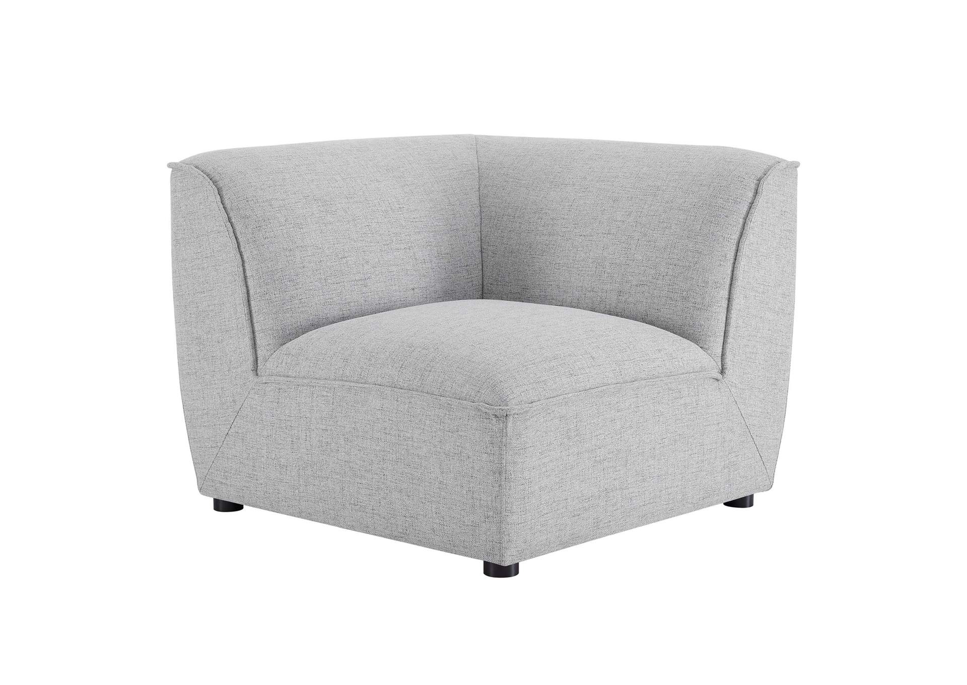 Light Gray Comprise Corner Sectional Sofa Chair,Modway