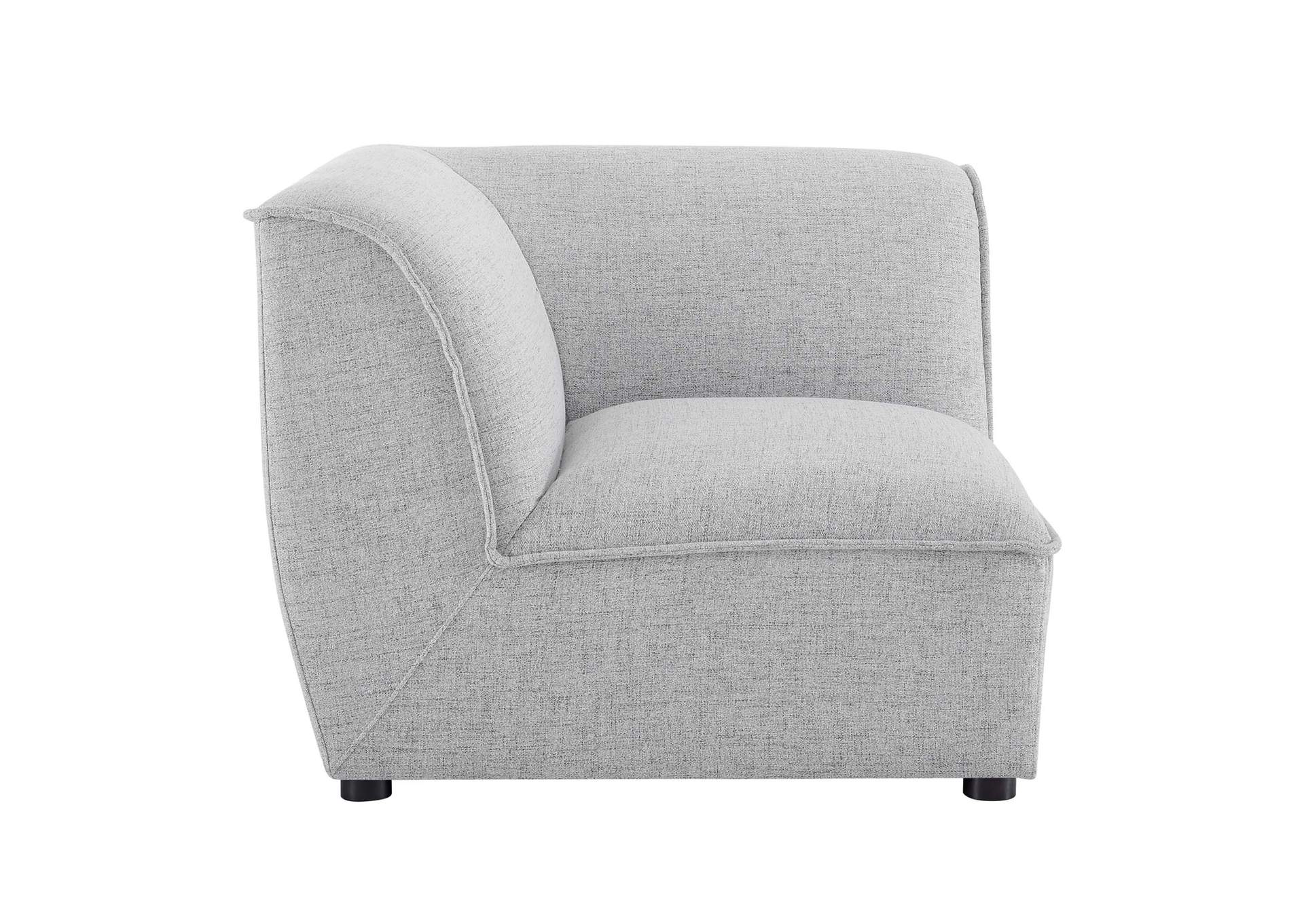 Light Gray Comprise Corner Sectional Sofa Chair,Modway