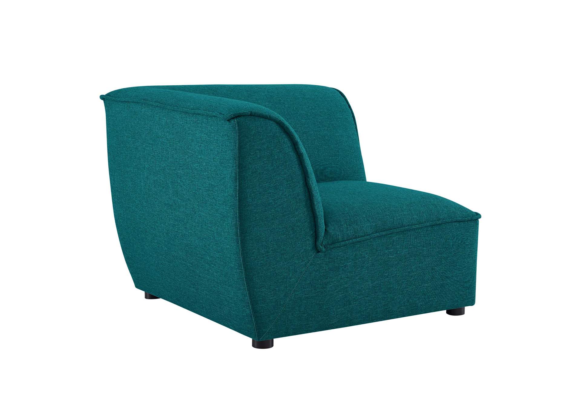 Teal Comprise Corner Sectional Sofa Chair,Modway