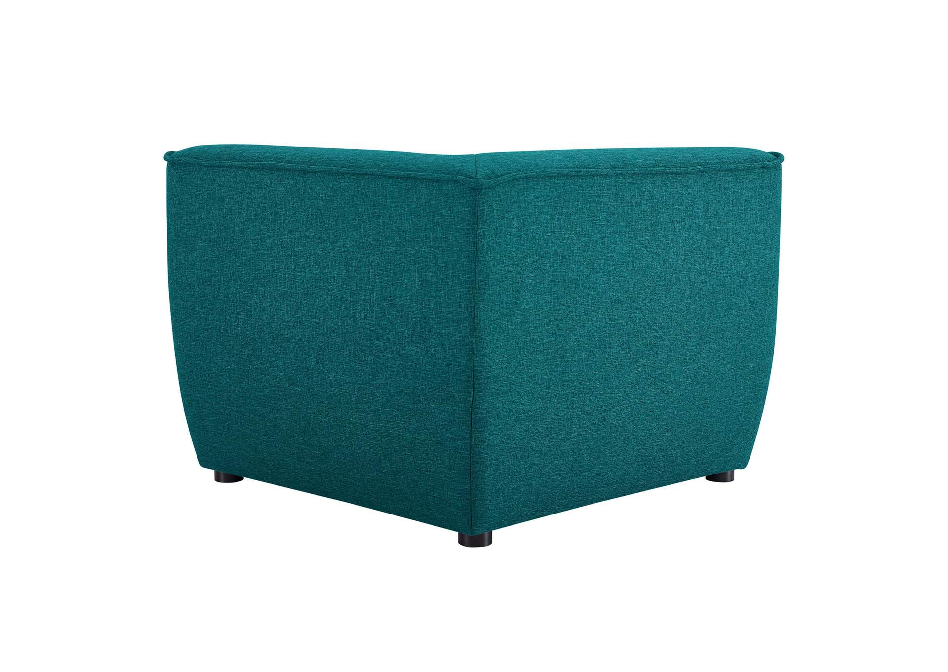 Teal Comprise Corner Sectional Sofa Chair,Modway