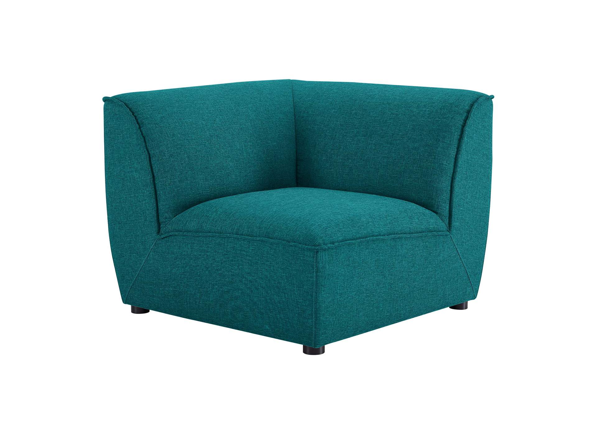 Teal Comprise Corner Sectional Sofa Chair,Modway