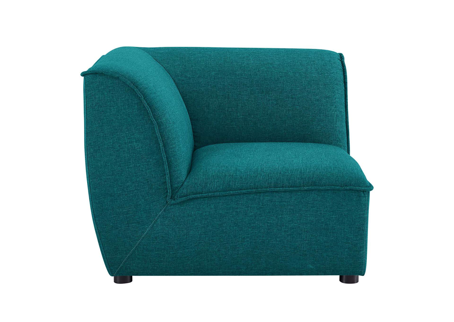 Teal Comprise Corner Sectional Sofa Chair,Modway