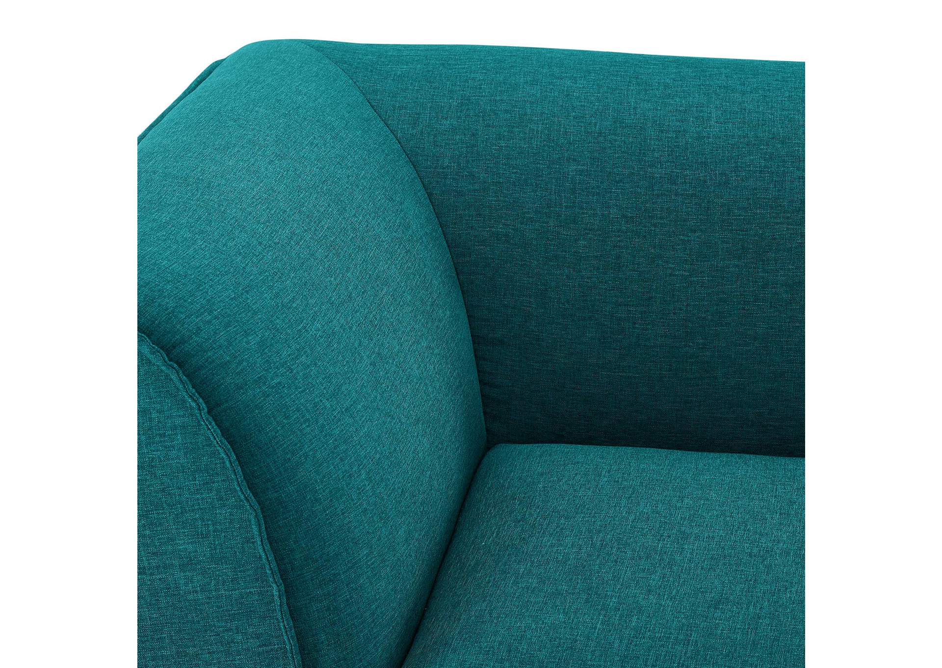 Teal Comprise Corner Sectional Sofa Chair,Modway