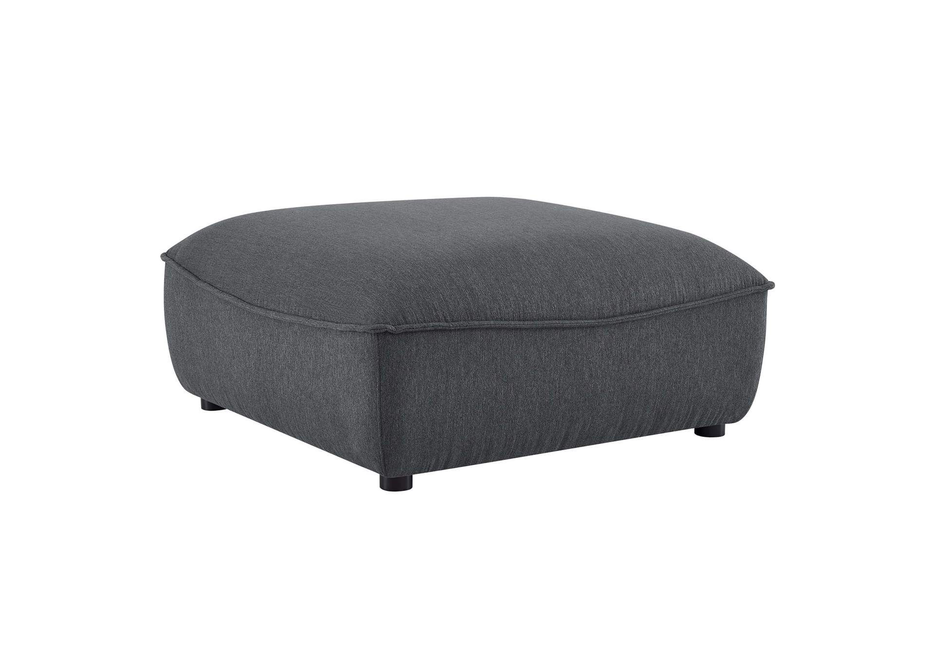 Charcoal Comprise Sectional Sofa Ottoman,Modway