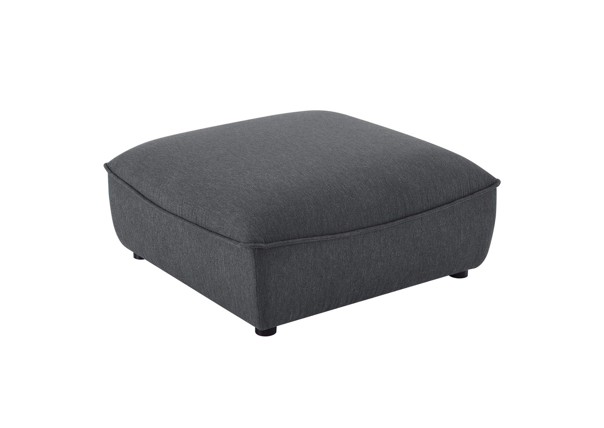 Charcoal Comprise Sectional Sofa Ottoman,Modway