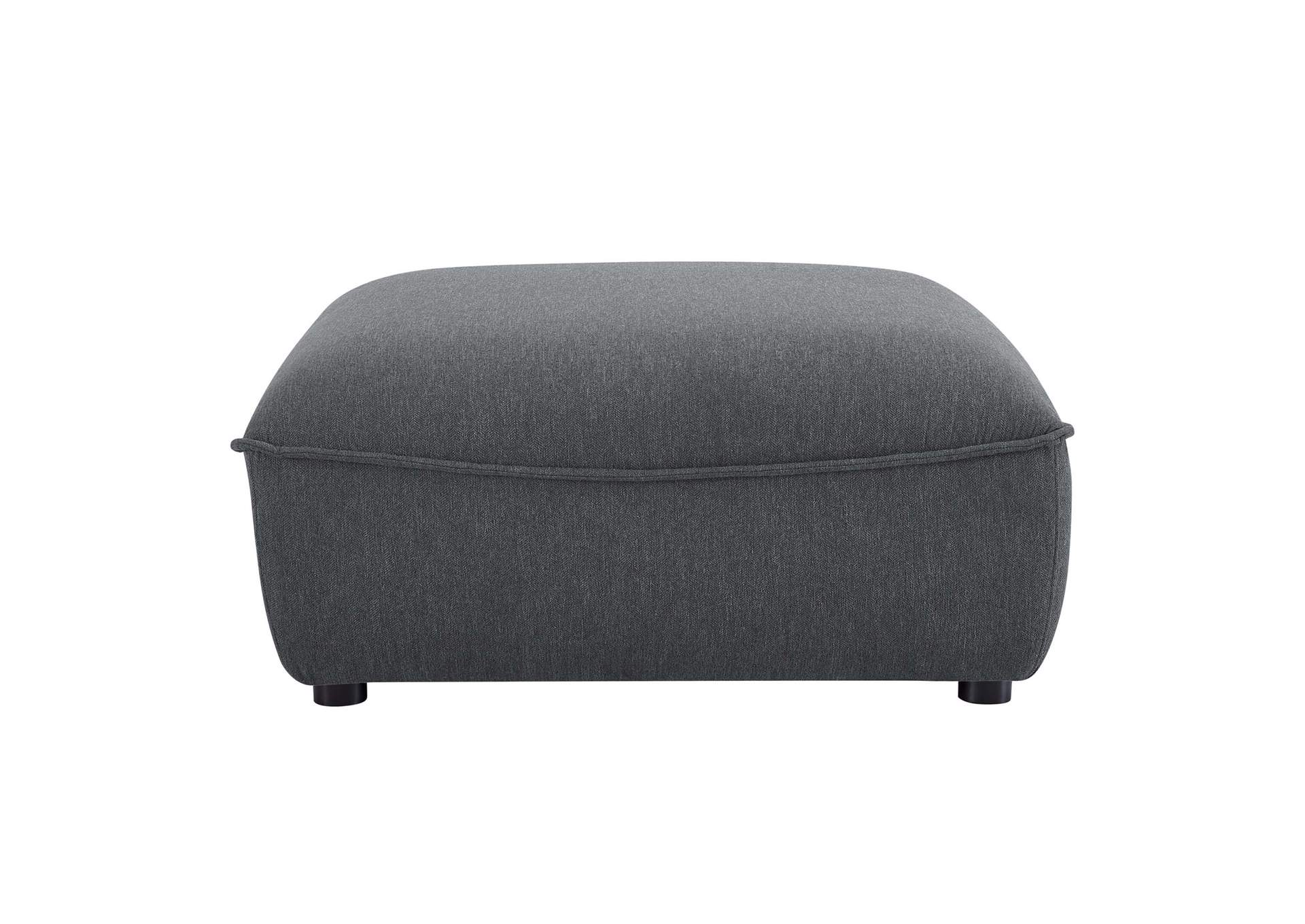 Charcoal Comprise Sectional Sofa Ottoman,Modway