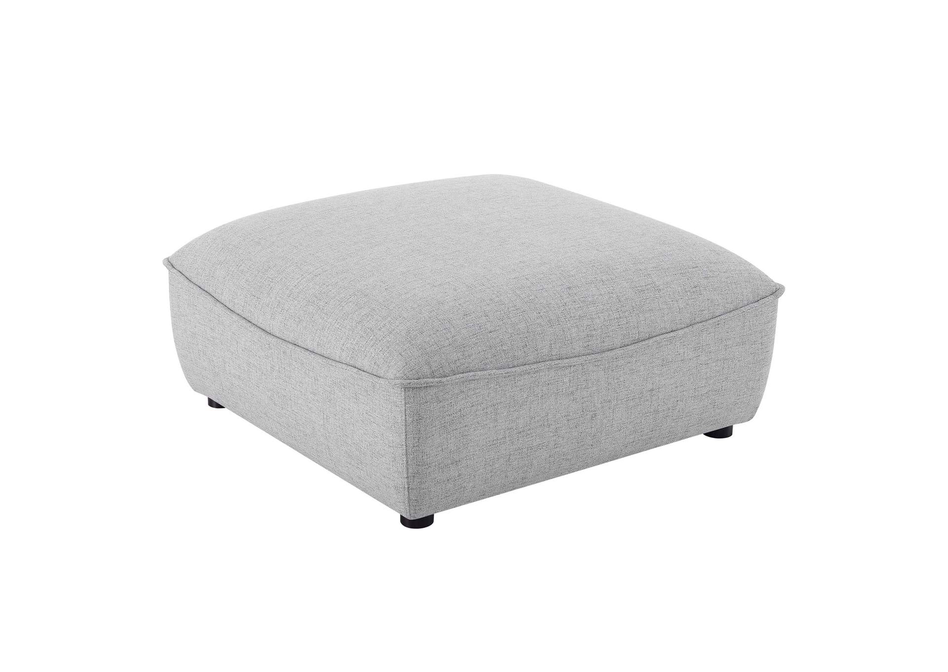 Light Gray Comprise Sectional Sofa Ottoman,Modway