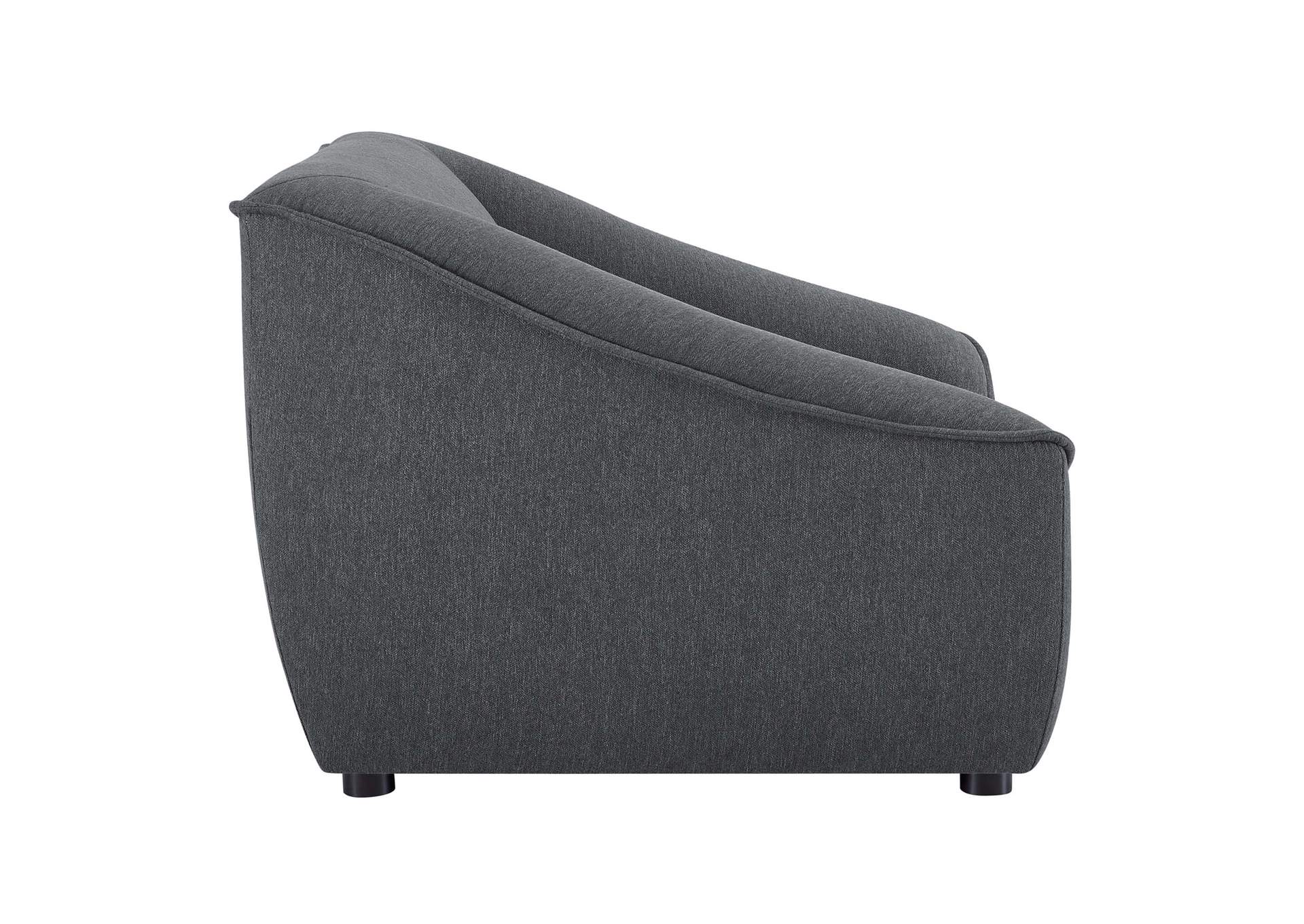 Charcoal Comprise Arm Chair,Modway