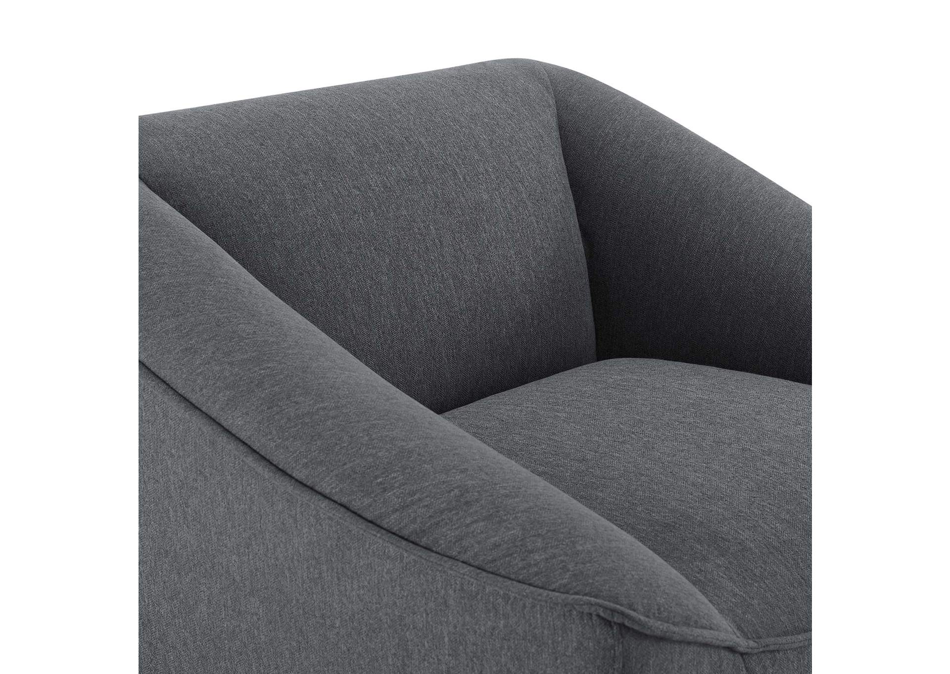 Charcoal Comprise Arm Chair,Modway