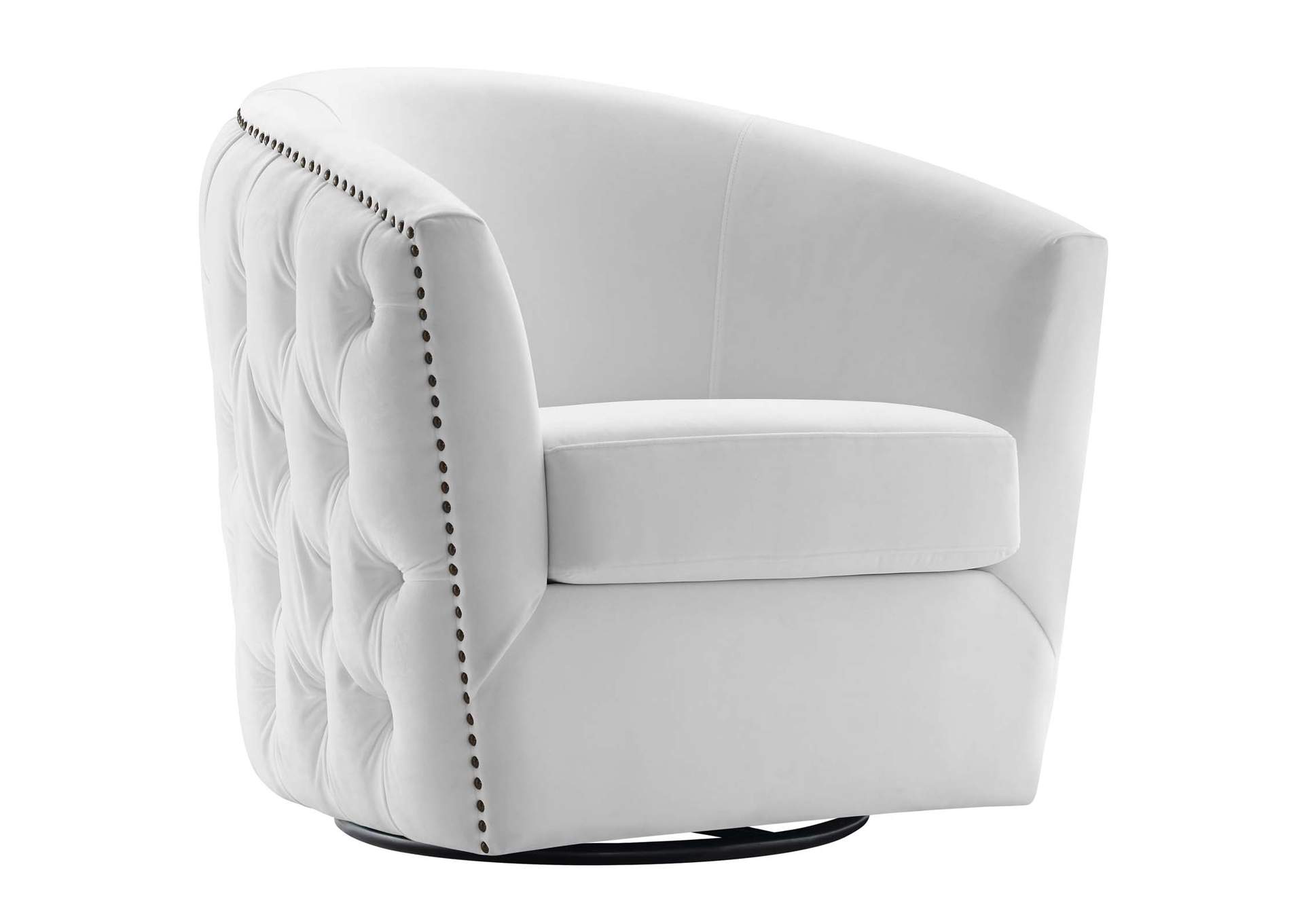 White Rogue Arm Chair Performance Velvet [Set of 2],Modway