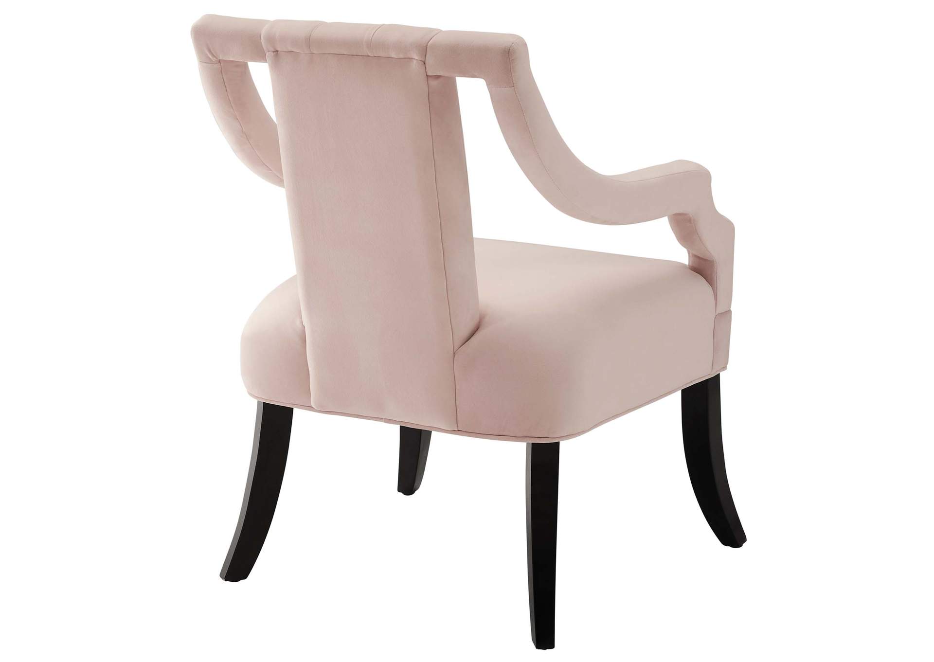 Pink Harken Accent Chair Performance Velvet [Set of 2],Modway