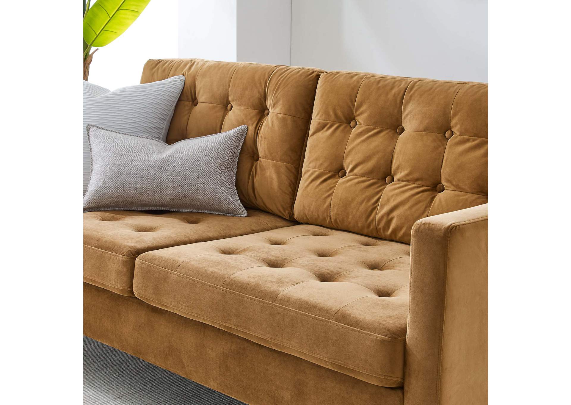 Exalt Tufted Performance Velvet Sofa,Modway