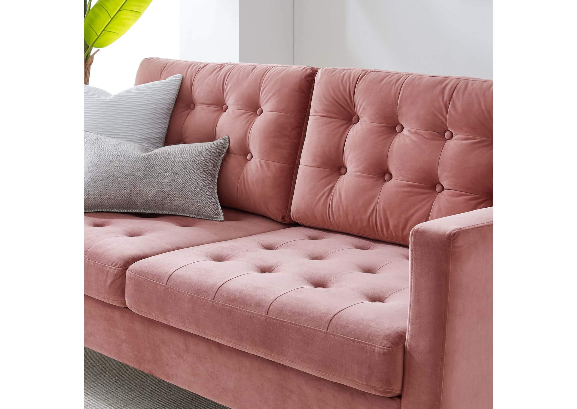 Exalt Tufted Performance Velvet Sofa,Modway