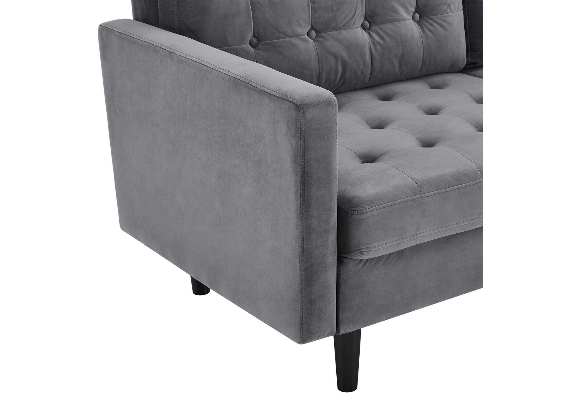 Exalt Tufted Performance Velvet Sofa,Modway