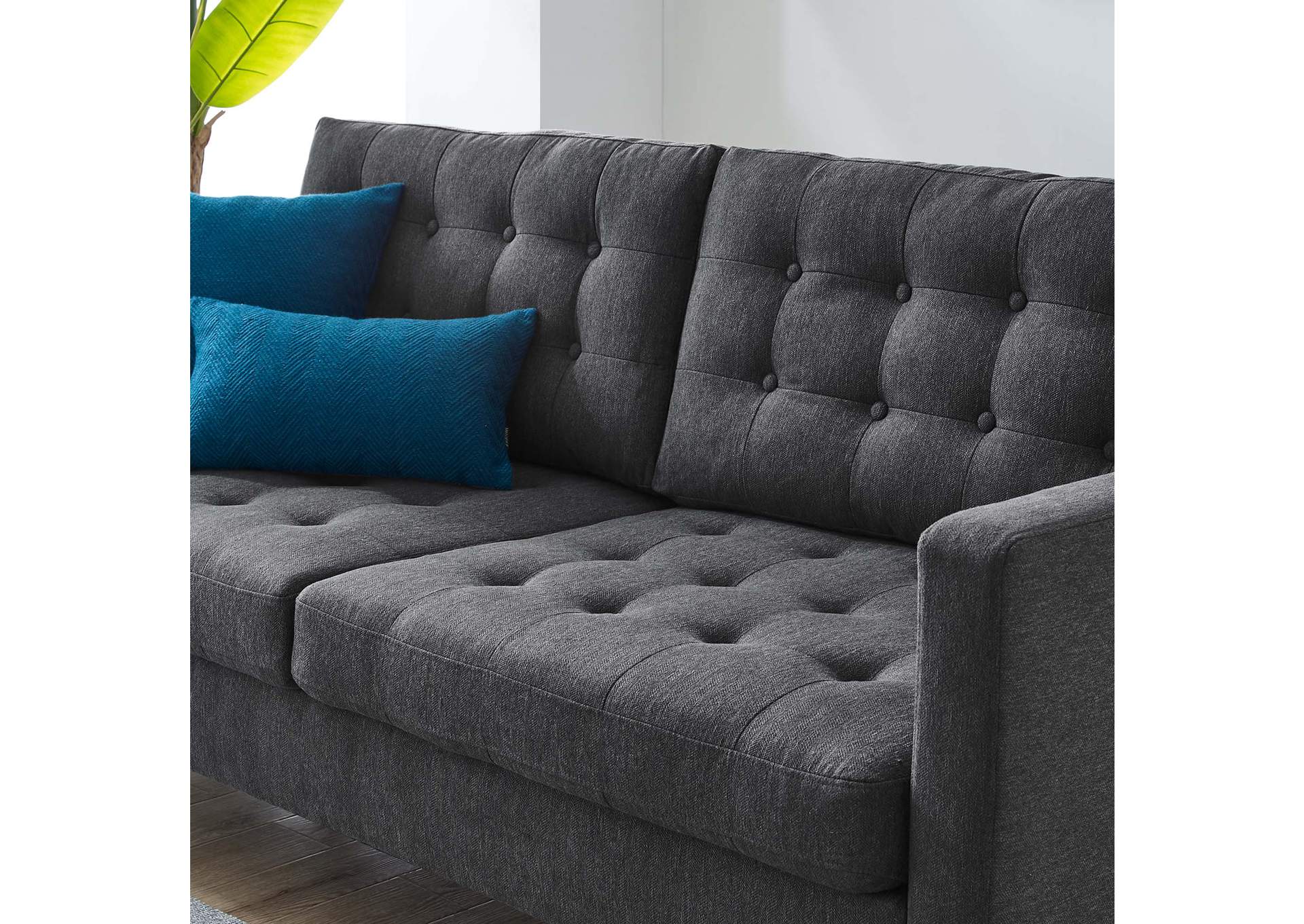 Exalt Tufted Fabric Sofa,Modway