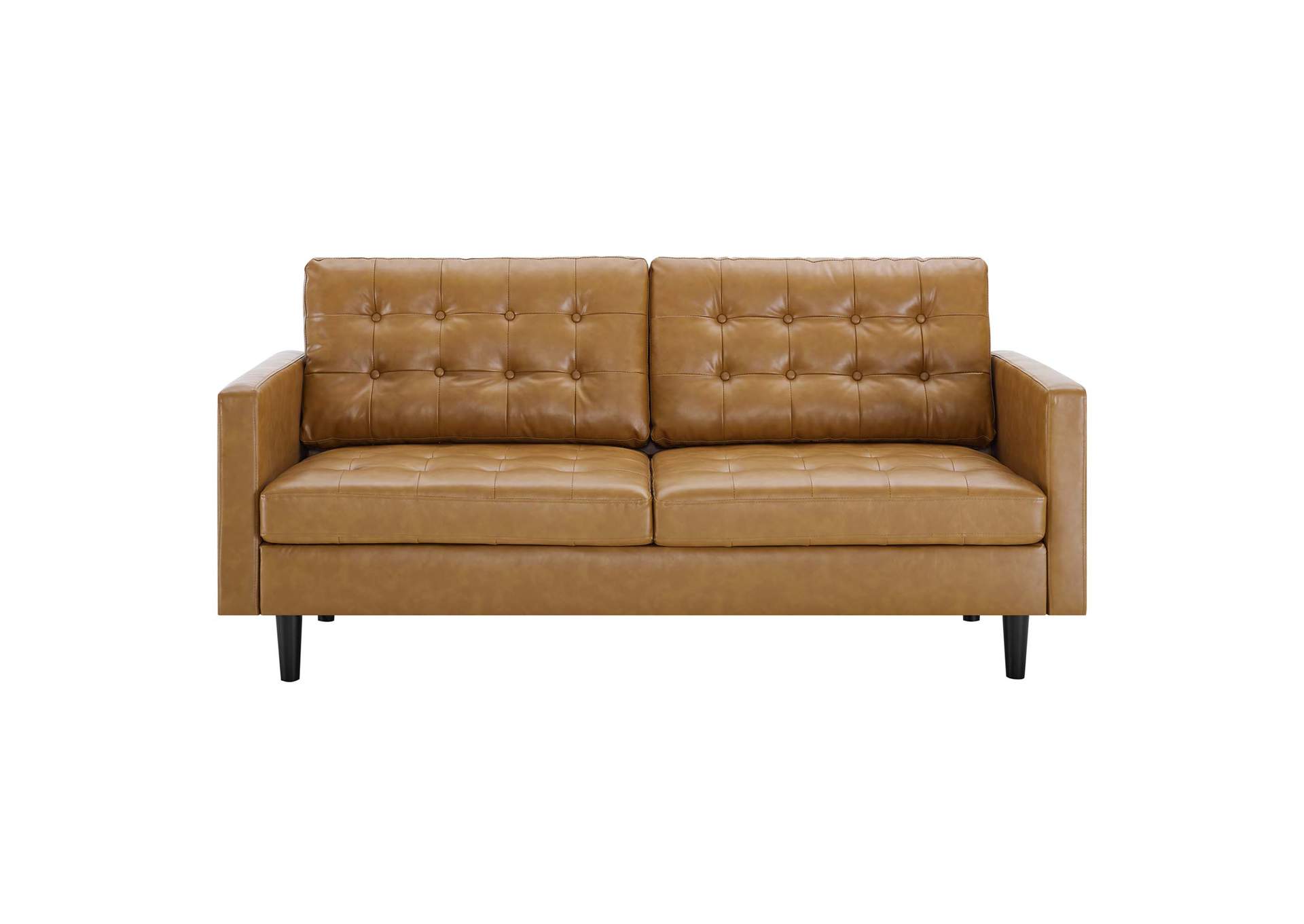 Exalt Tufted Vegan Leather Sofa,Modway