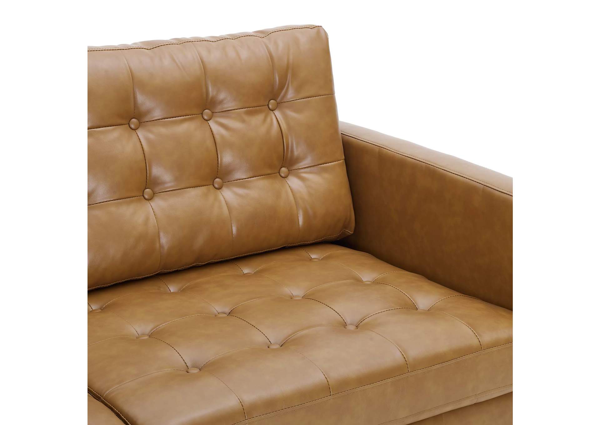 Exalt Tufted Vegan Leather Sofa,Modway