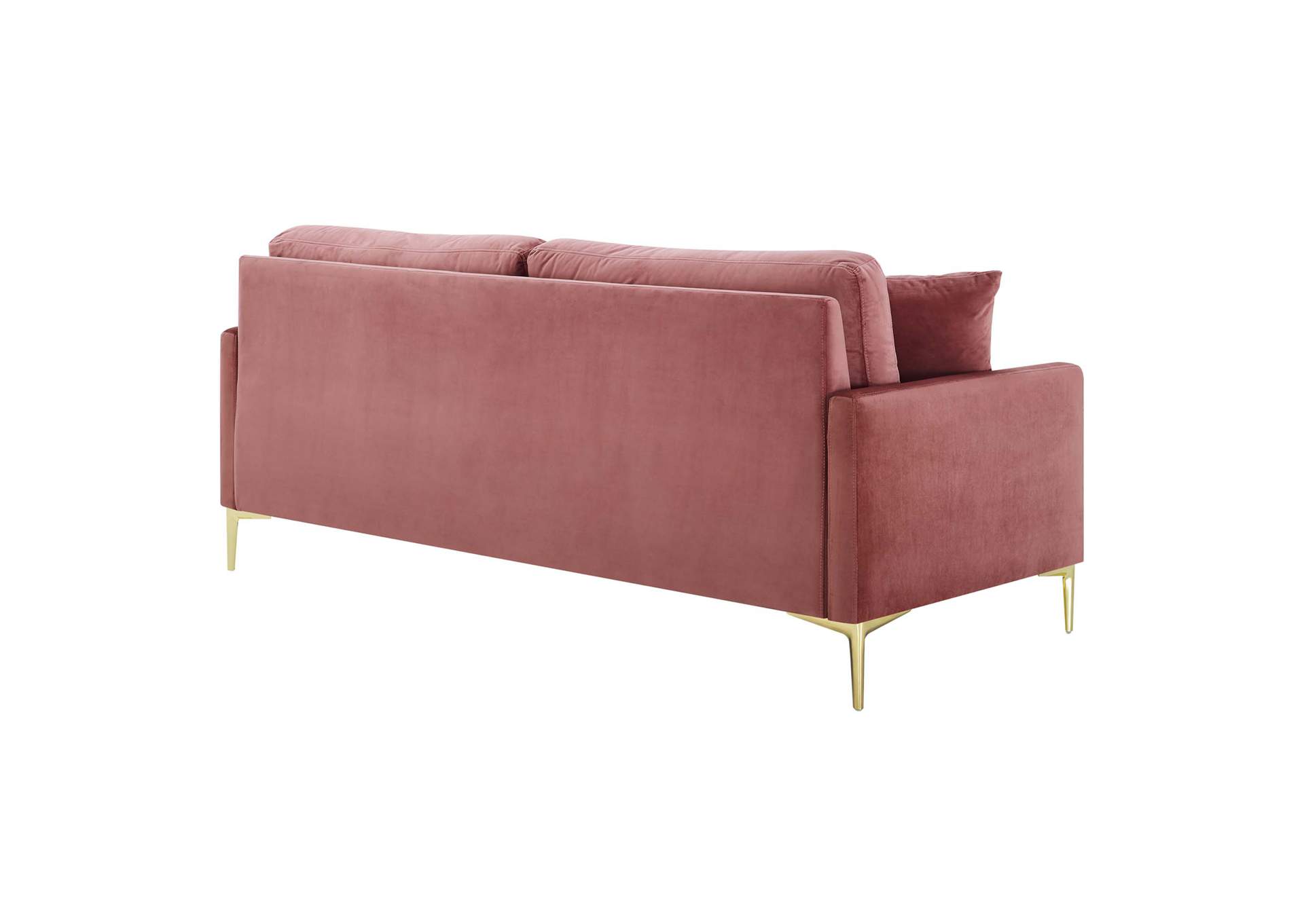 Dusty Rose Juliana Performance Velvet Sofa,Modway
