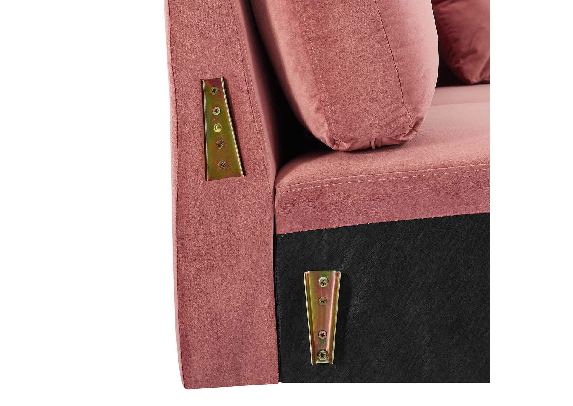 Dusty Rose Juliana Performance Velvet Sofa,Modway