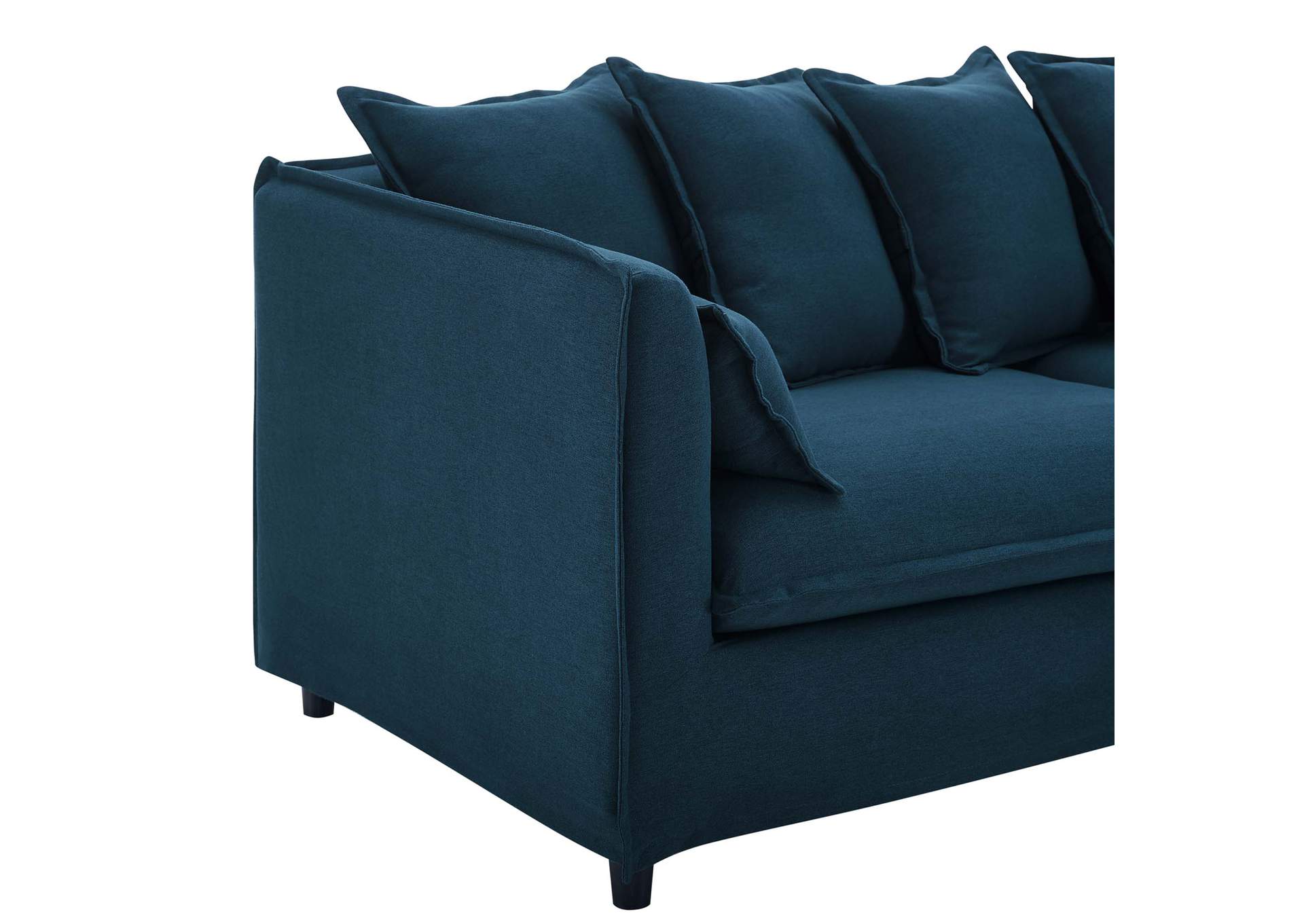 Azure Avalon Slipcover Fabric Sofa,Modway