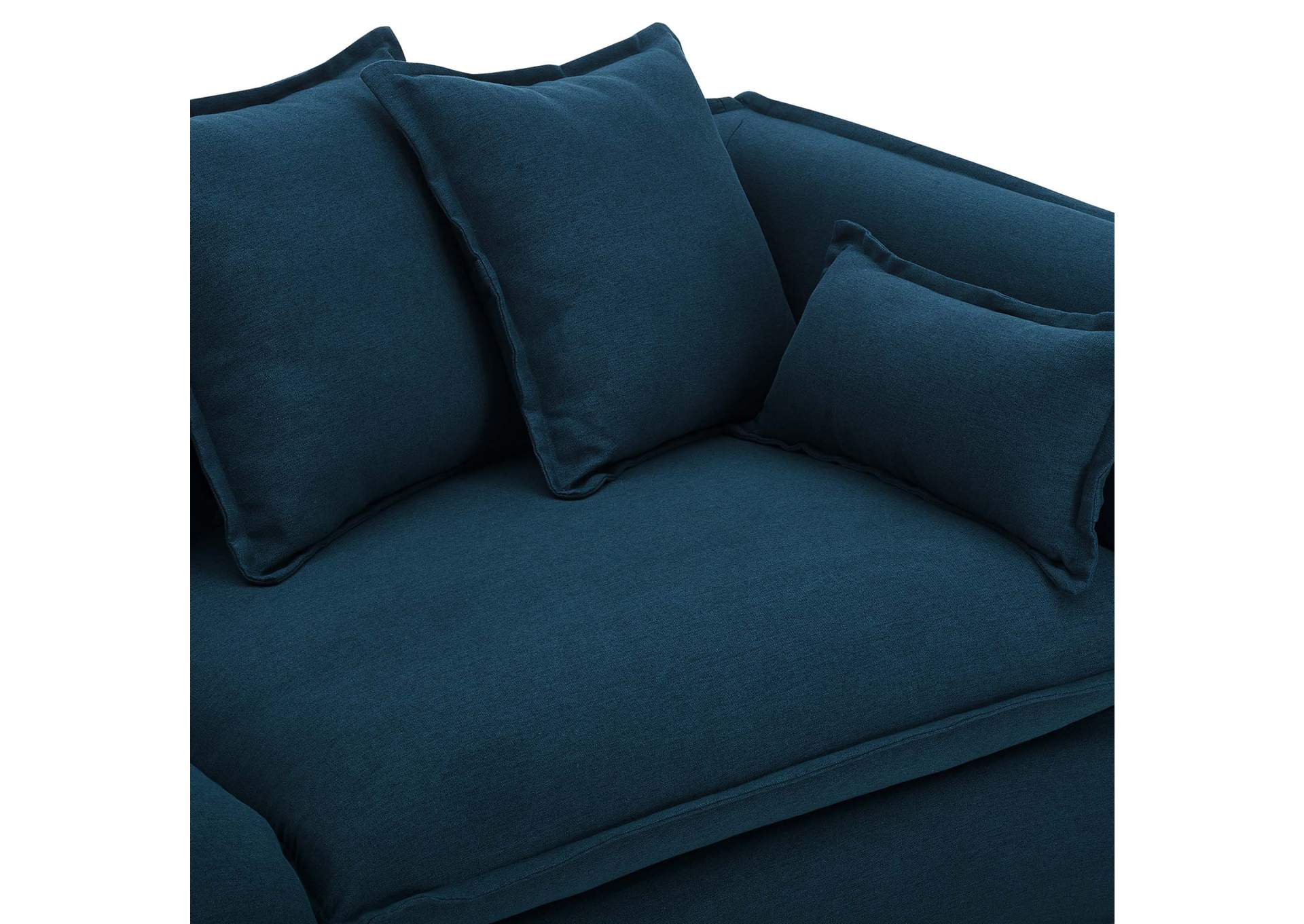 Azure Avalon Slipcover Fabric Sofa,Modway