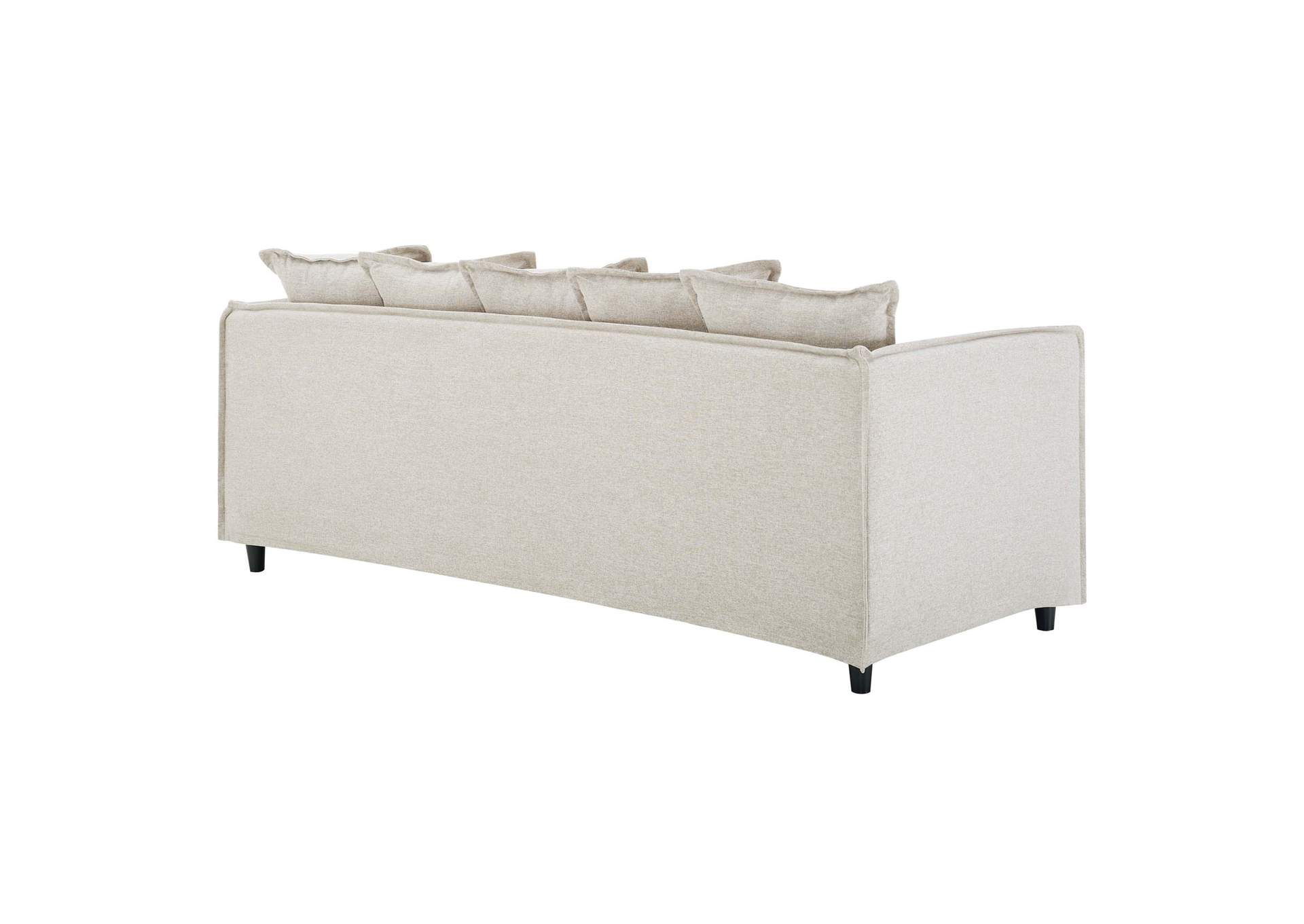 Beige Avalon Slipcover Fabric Sofa,Modway