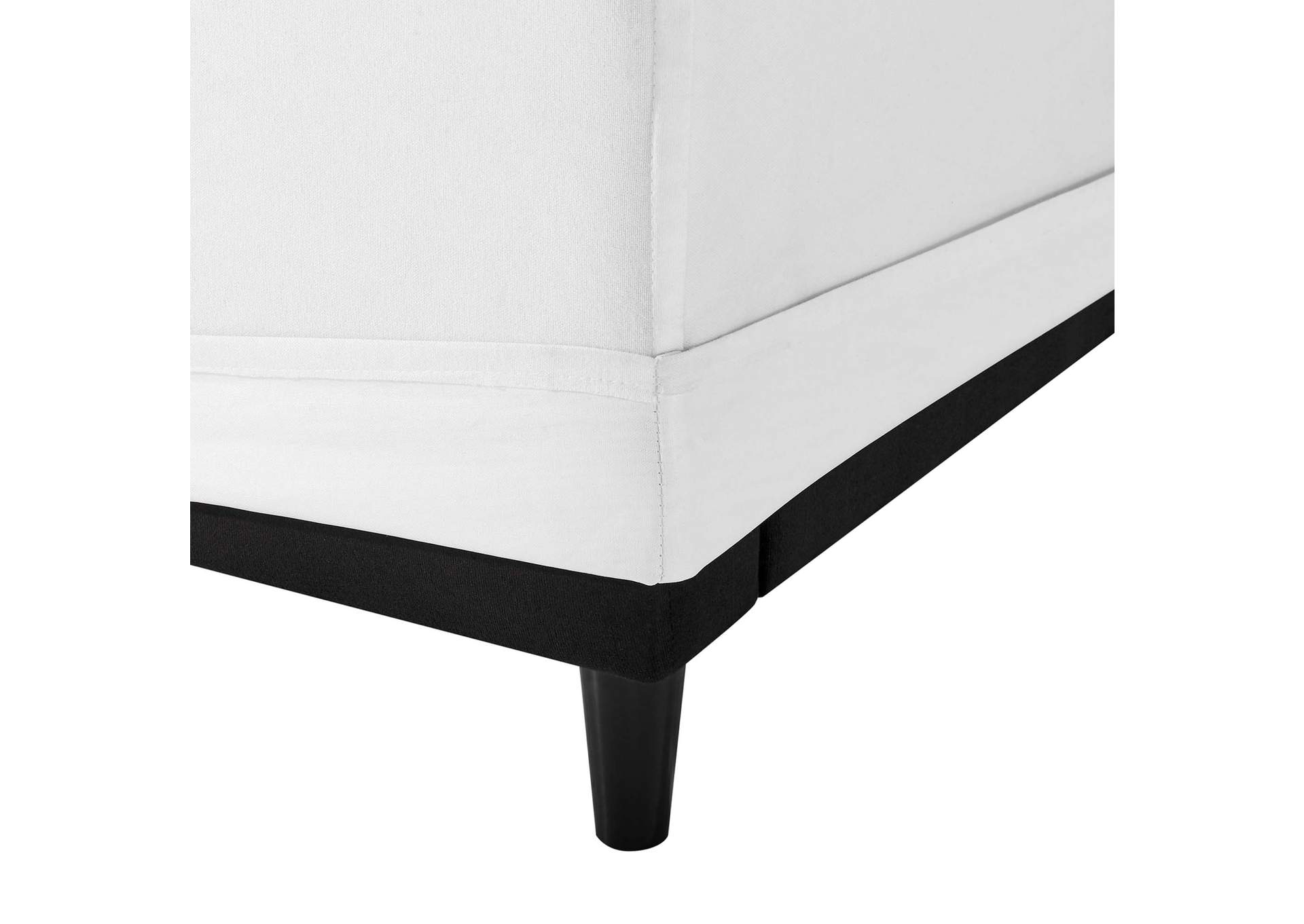 White Avalon Slipcover Fabric Sofa,Modway